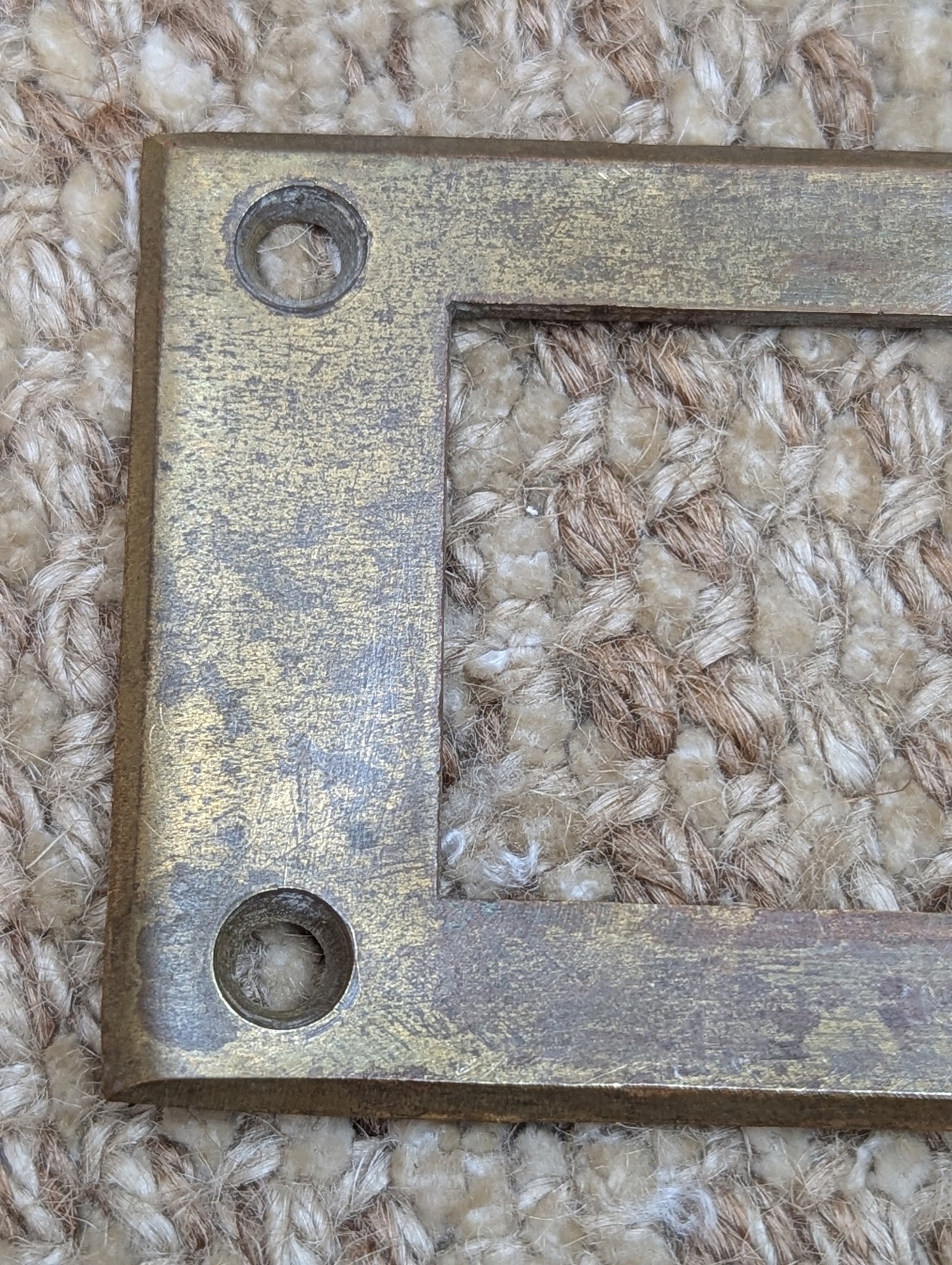 Antique Brass Mail Letter Slot Inside Frame Door Hardware