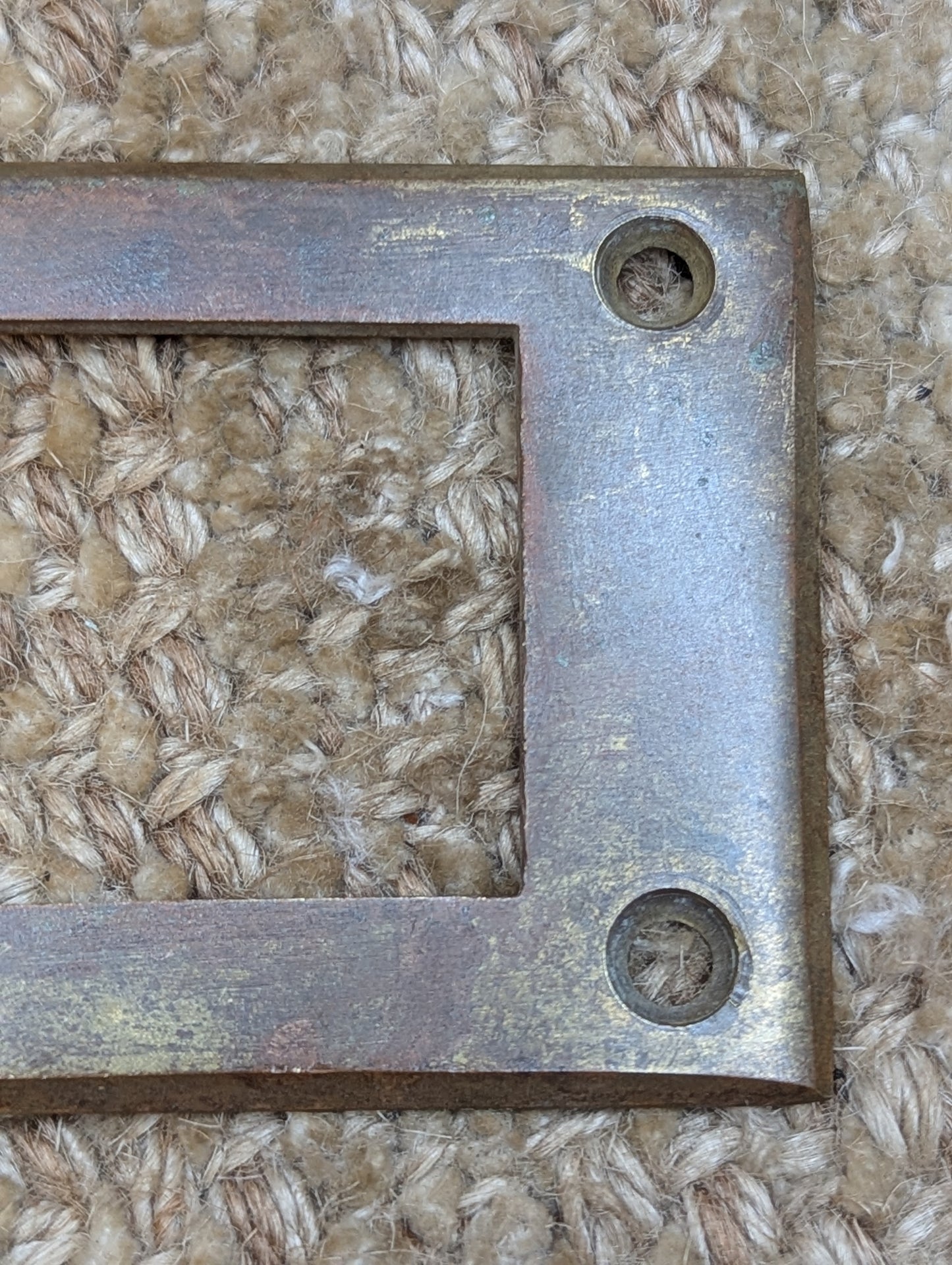 Antique Brass Mail Letter Slot Inside Frame Door Hardware