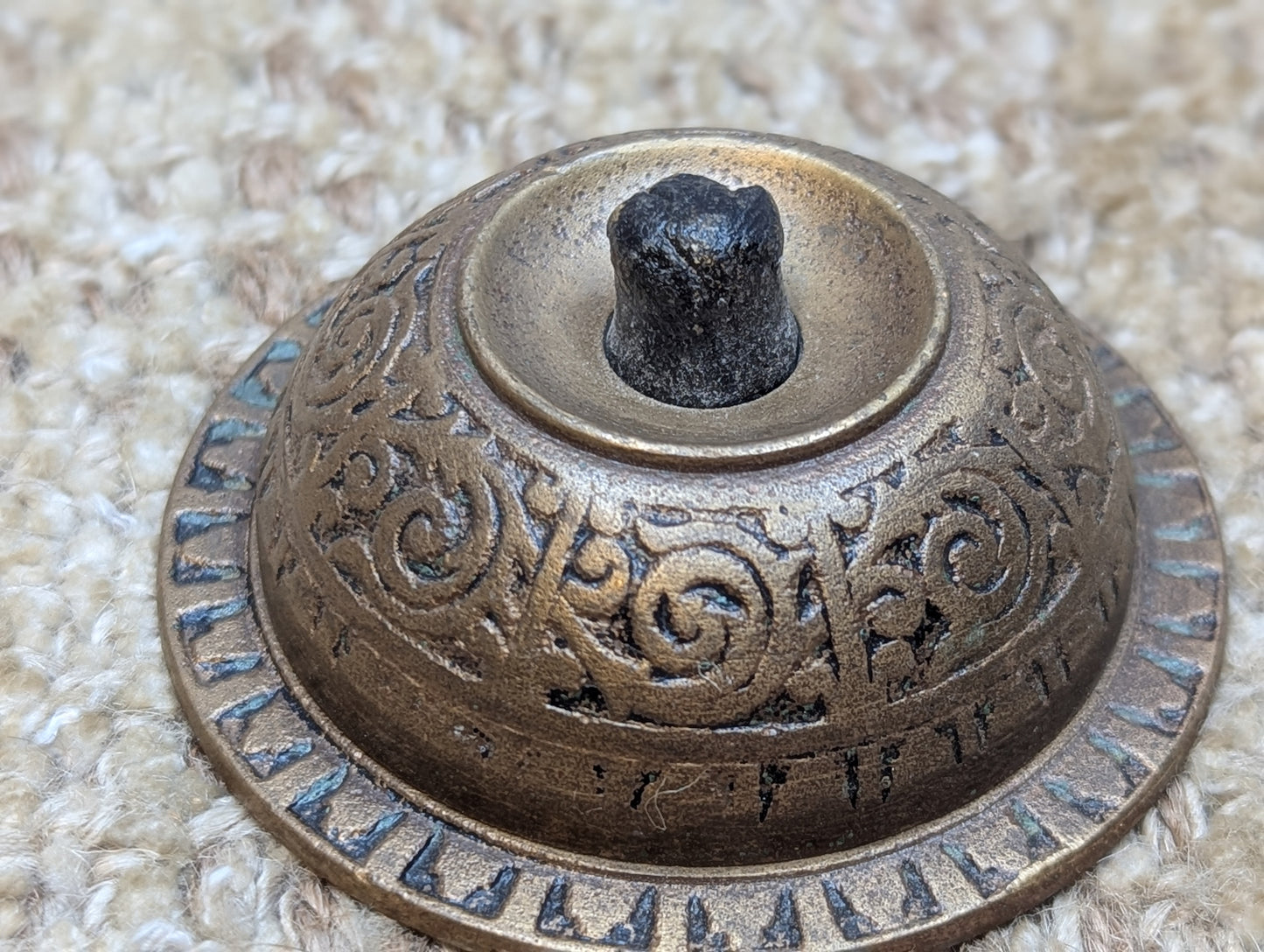 Antique Brass Push Button Door Bell Door Hardware