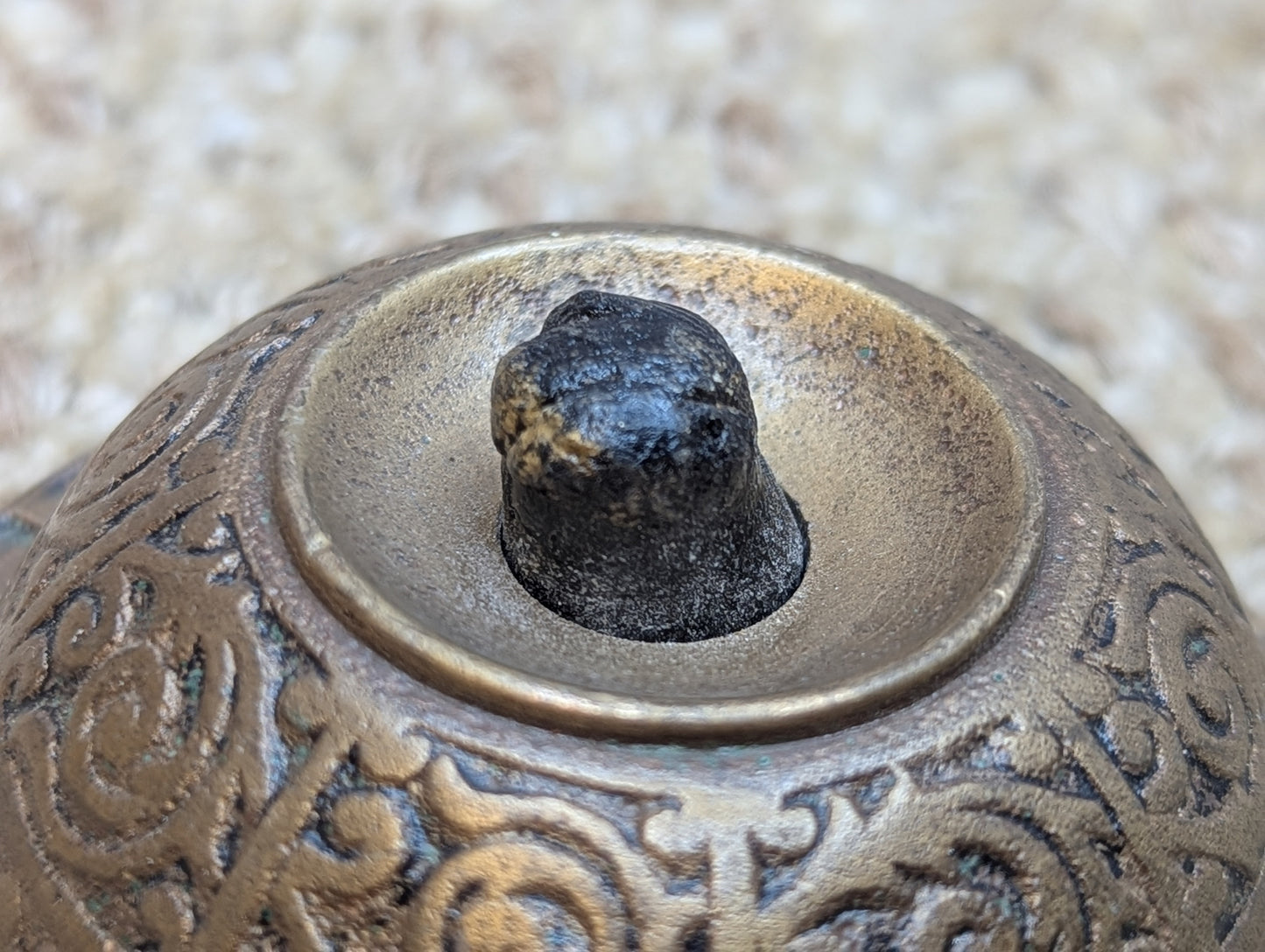 Antique Brass Push Button Door Bell Door Hardware