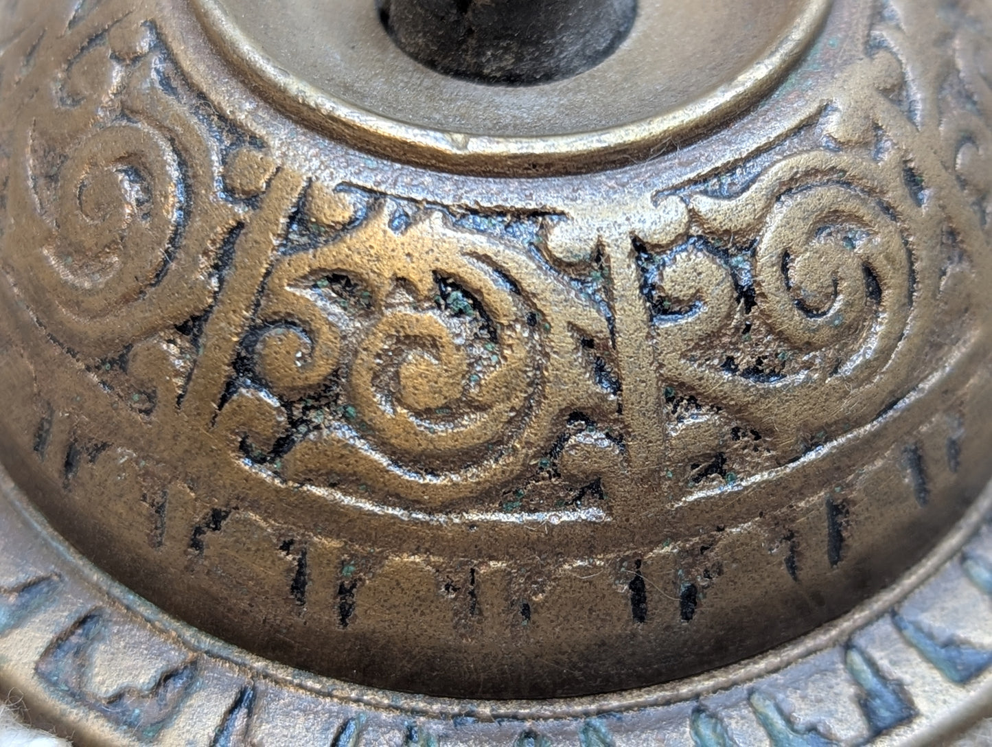 Antique Brass Push Button Door Bell Door Hardware