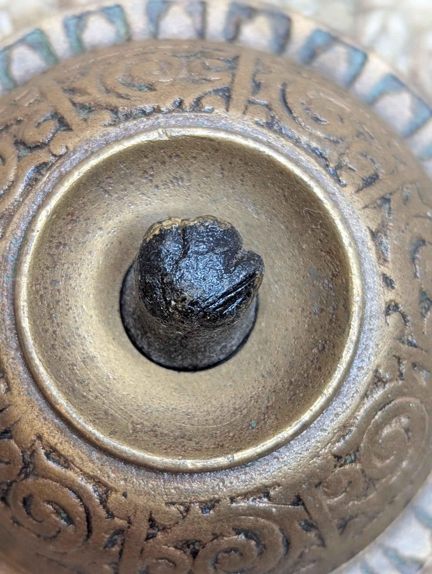Antique Brass Push Button Door Bell Door Hardware
