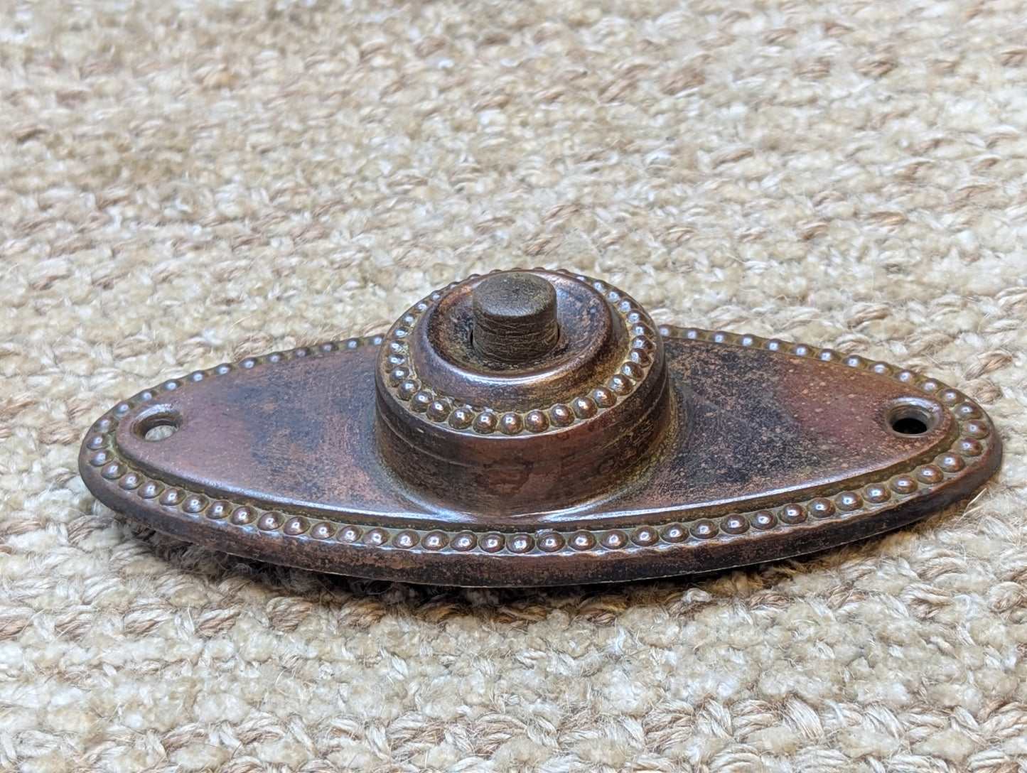 Antique Brass Push Button Door Bell Door Hardware