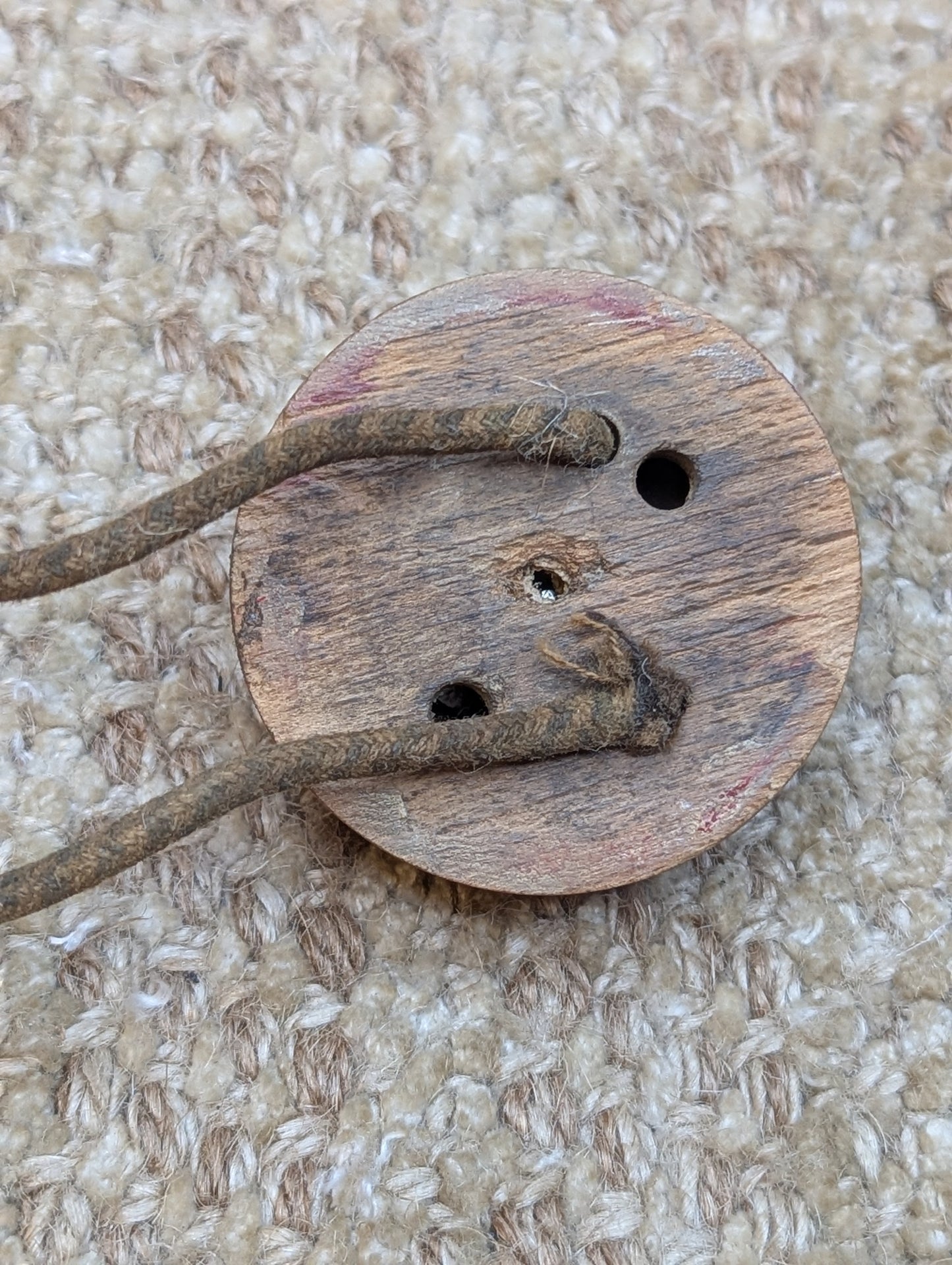 Antique Wooden Push Button Door Bell Door Hardware