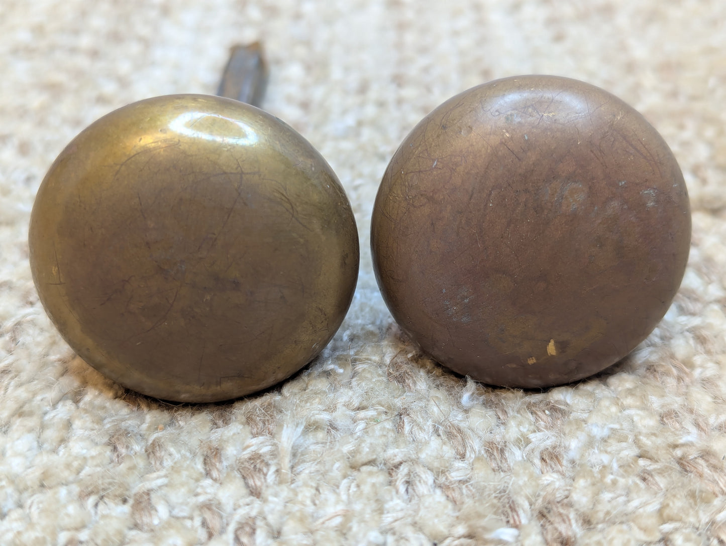 1 3/4" Antique Brass Door Knobs