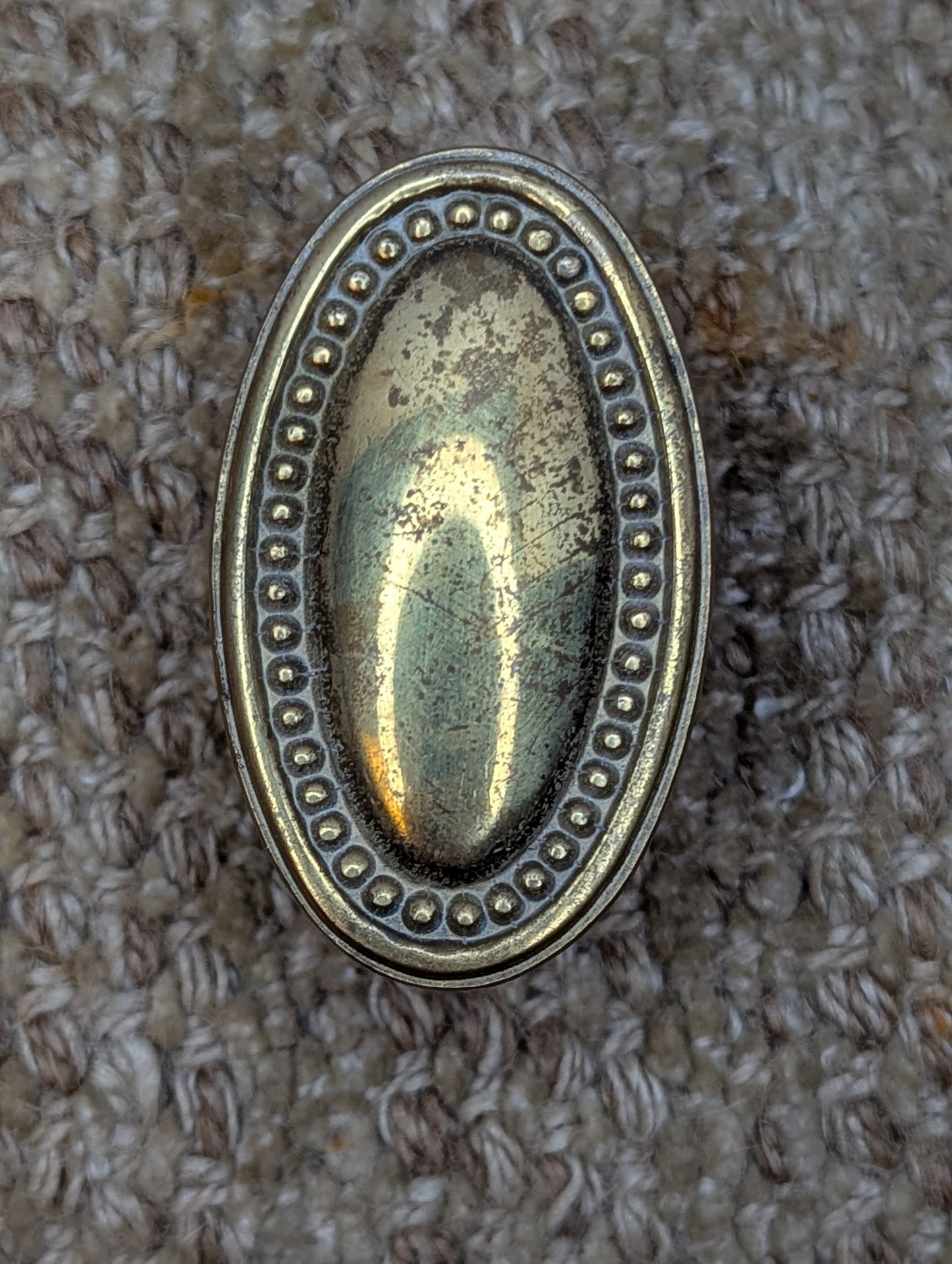 Reproduction Brass Door Knob & Brass Rosette Set