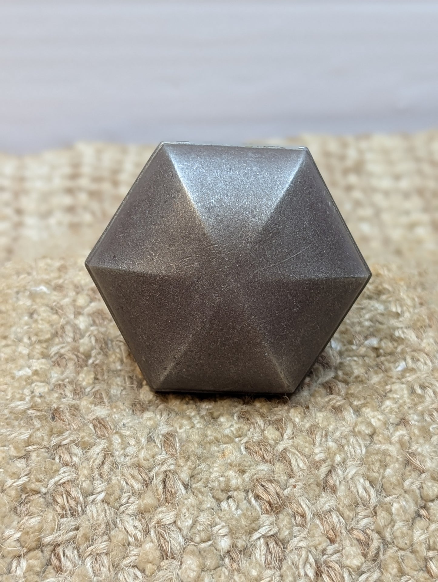 2 1/4" Antique Hexagon Steel Door Knob Door Hardware