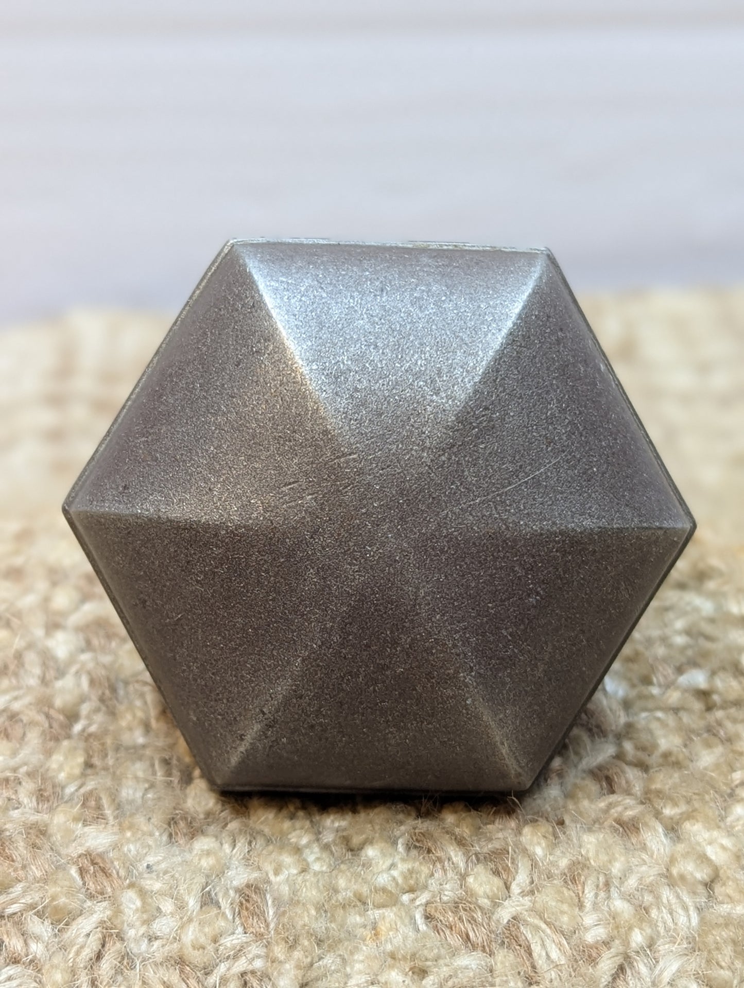 2 1/4" Antique Hexagon Steel Door Knob Door Hardware