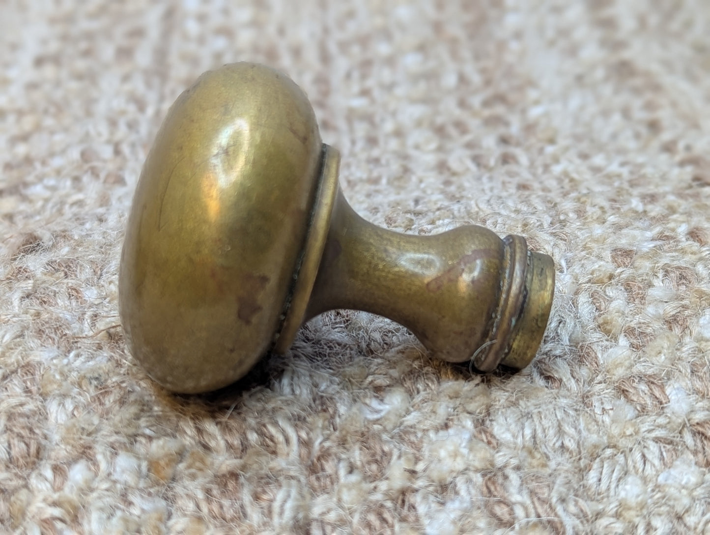 1 3/4" Antique Brass Door Knob Set Door Hardware