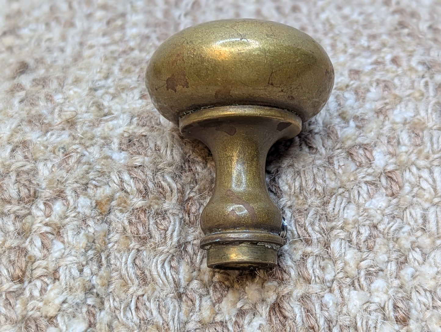 1 3/4" Antique Brass Door Knob Set Door Hardware