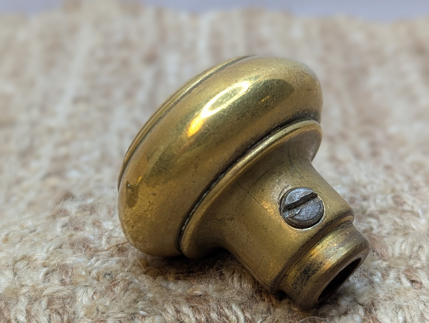 2" Antique Brass Door Knob Set Door Hardware