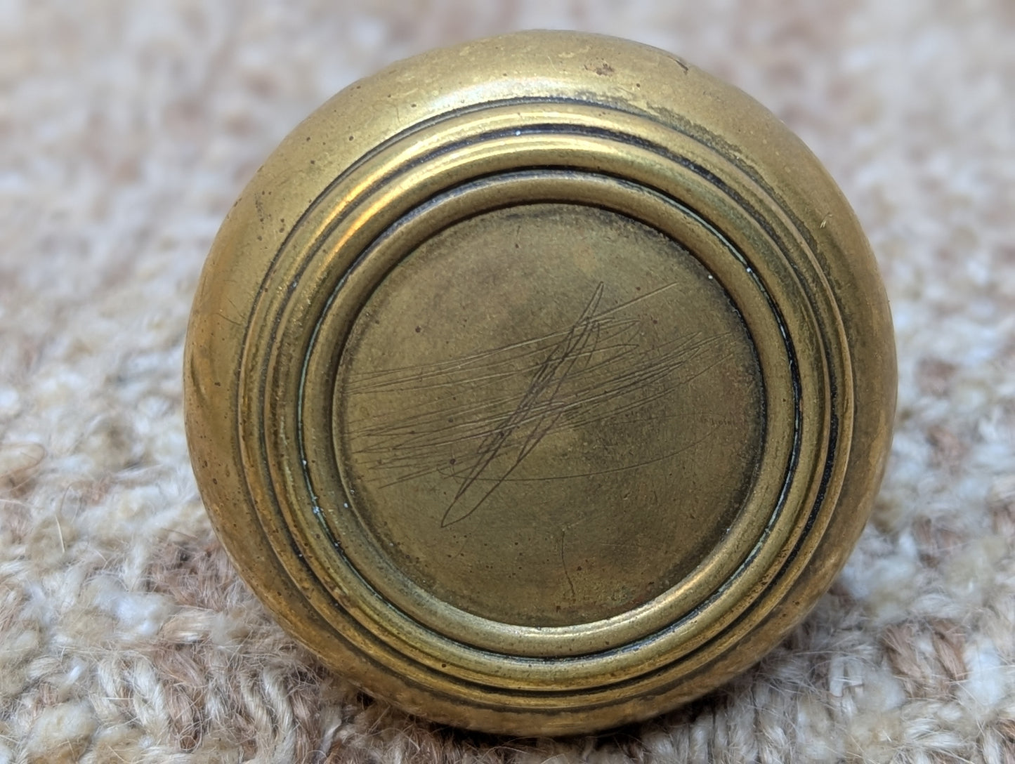 2" Antique Brass Door Knob Set Door Hardware