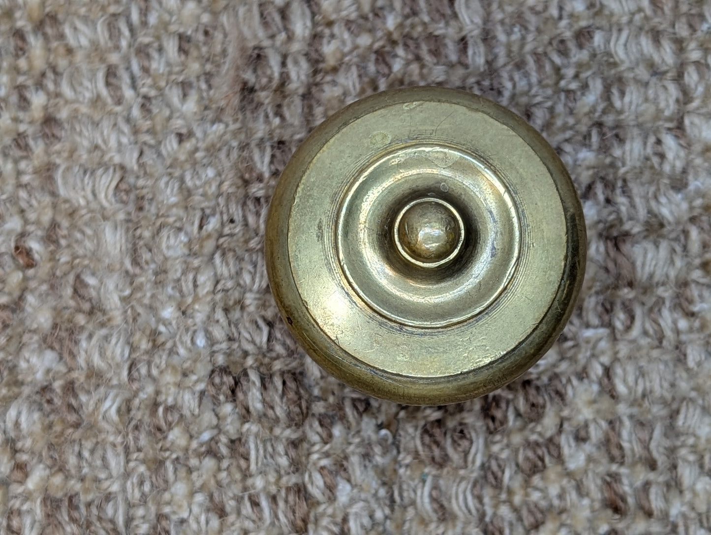 2 1/4" Vintage Reproduction Brass Door Knobs & Rosettes Set Door Hardware