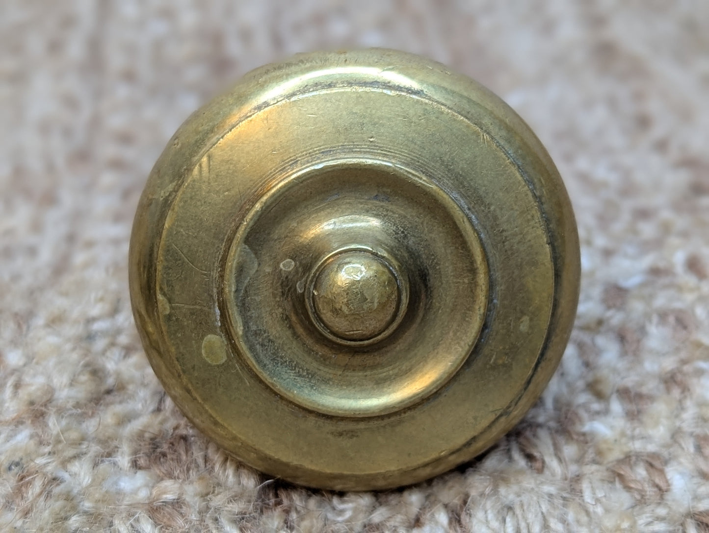 2 1/4" Vintage Reproduction Brass Door Knobs & Rosettes Set Door Hardware
