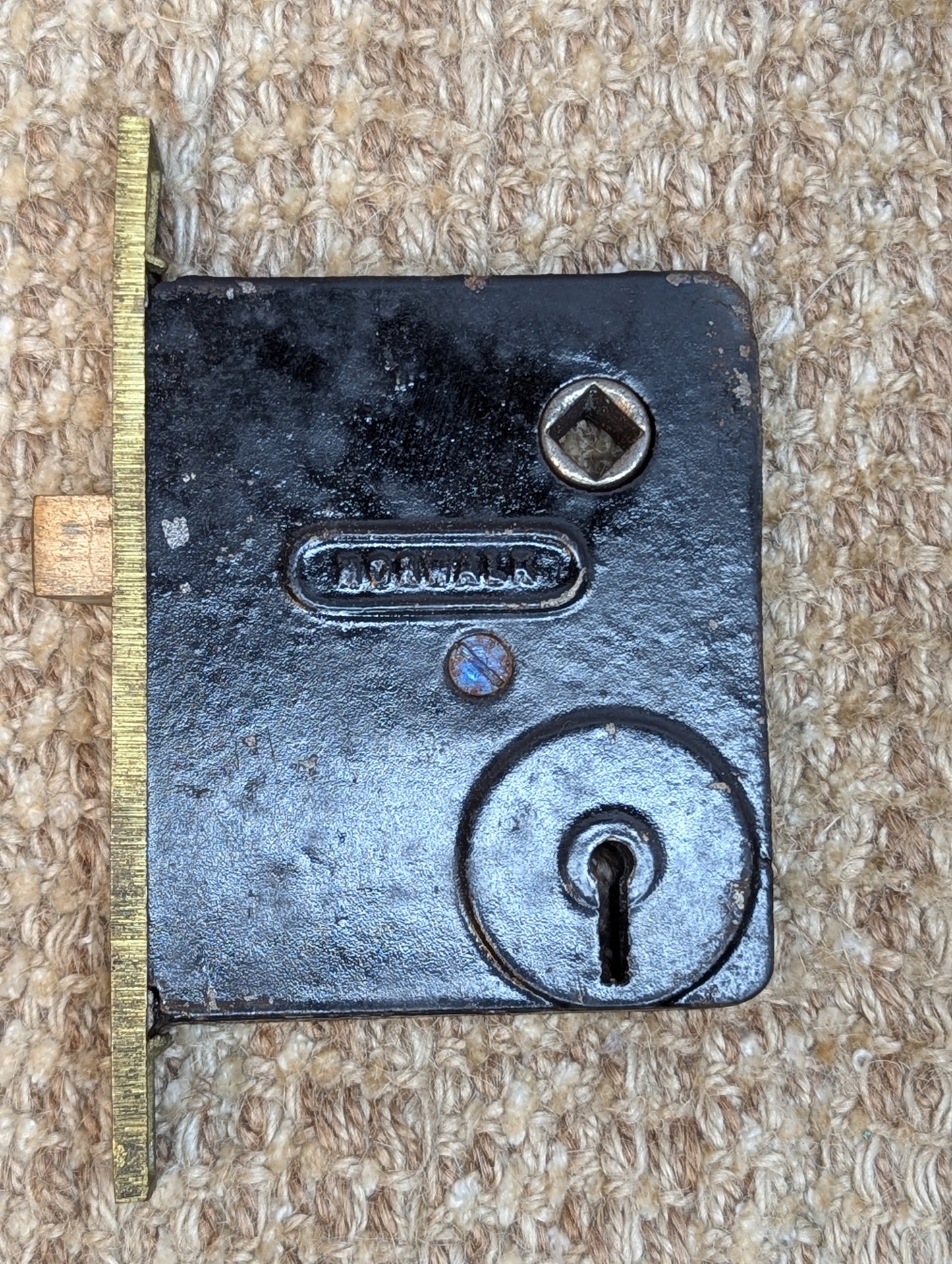 Antique Norwalk Interior Mortise Lock Door Hardware With Key
