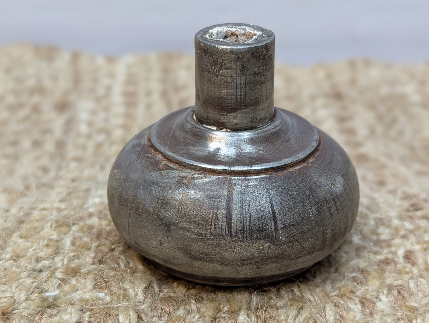 2 1/4" Antique Steel Door Knob Set Door Hardware