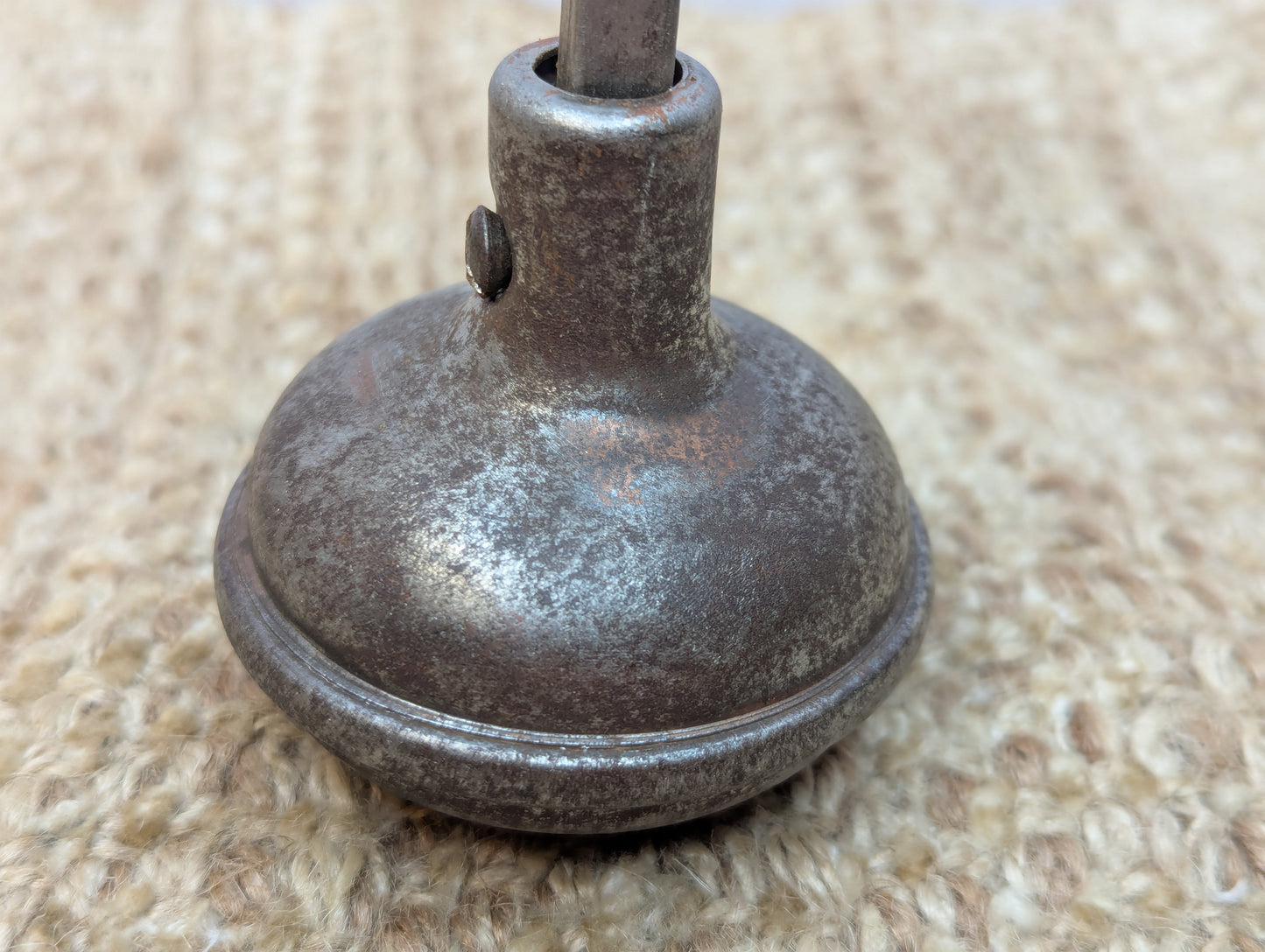 2 1/4" Antique Steel Door Knob Set Door Hardware