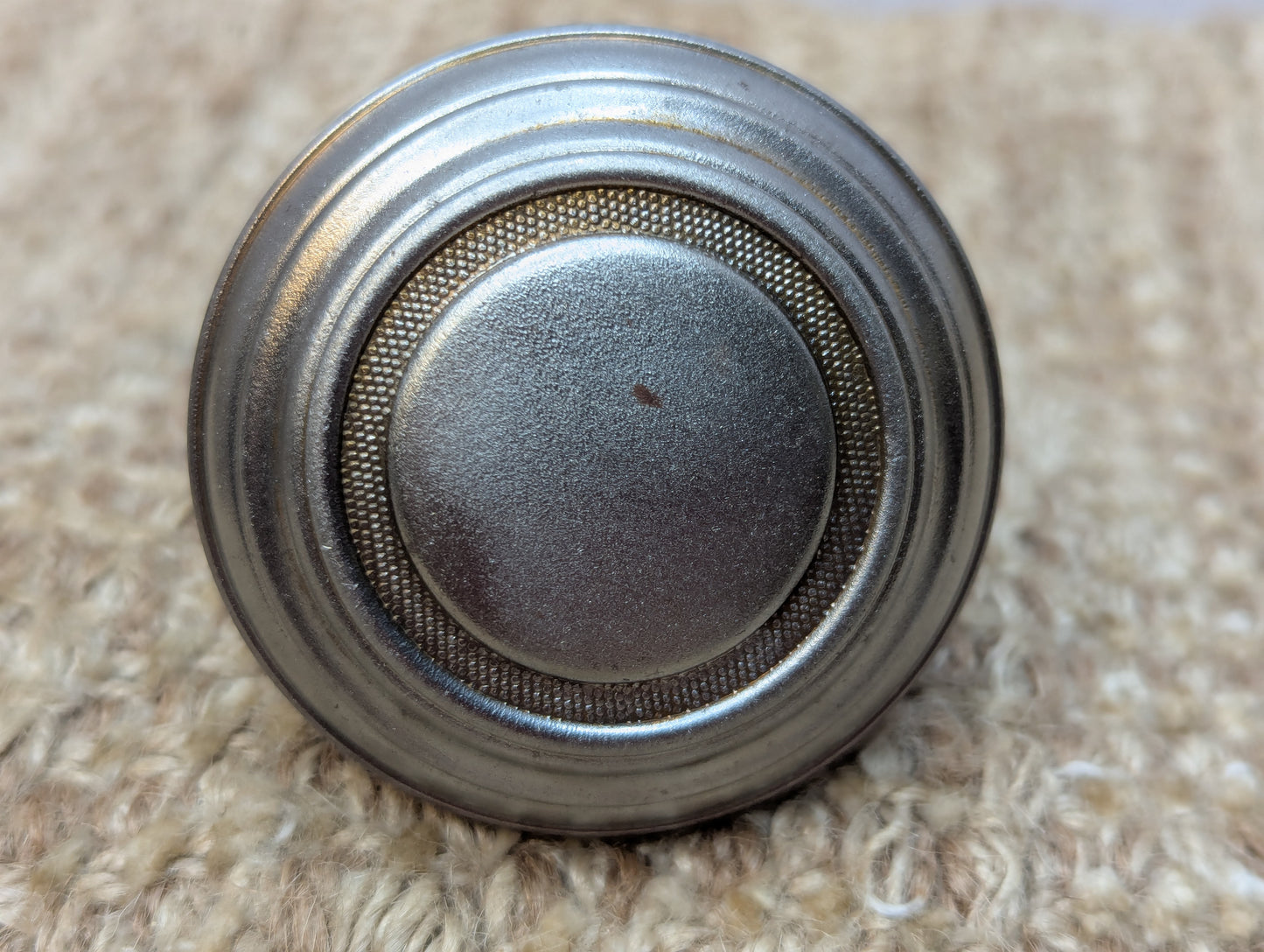 2 1/4" Antique Steel Door Knob Set Door Hardware