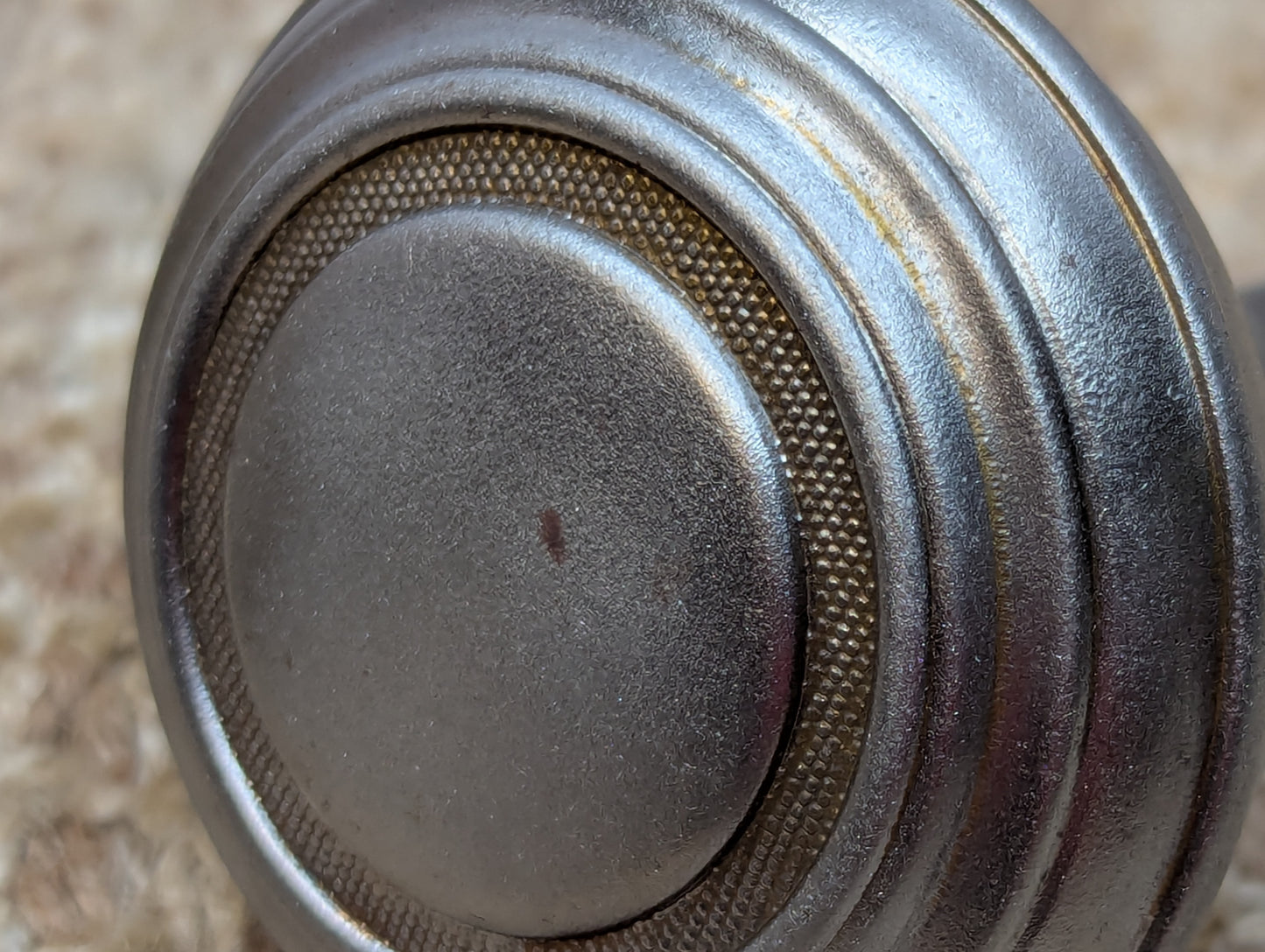 2 1/4" Antique Steel Door Knob Set Door Hardware