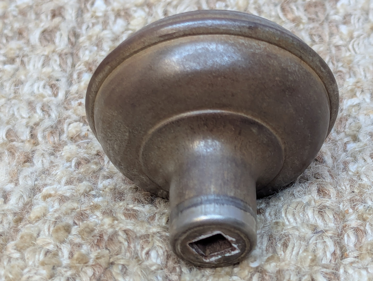 2 1/4" Antique Steel Door Knob Set Door Hardware