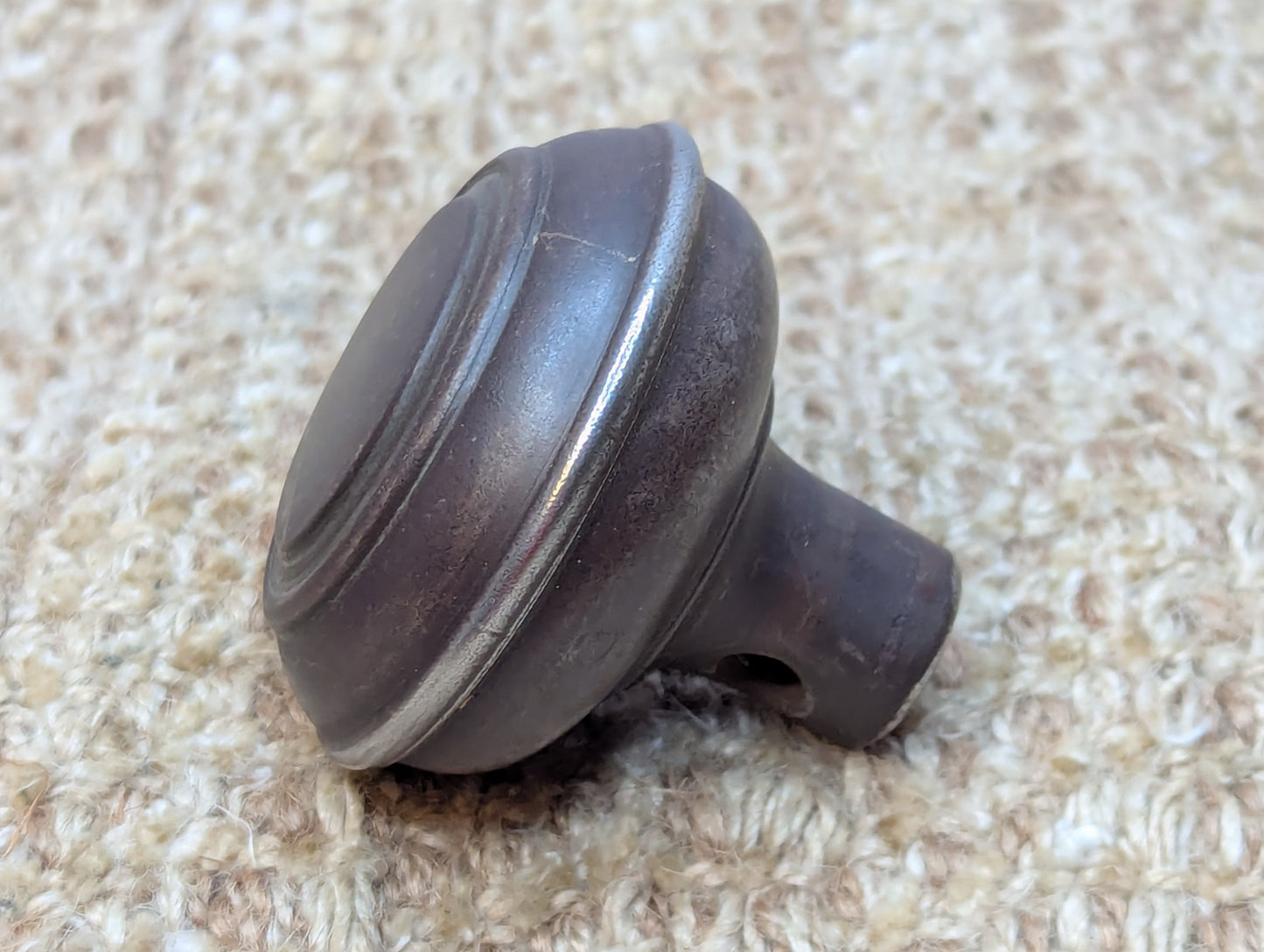 2 1/4" Antique Steel Door Knob Set Door Hardware