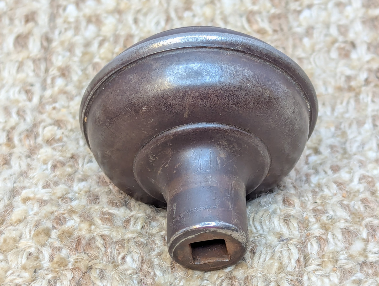 2 1/4" Antique Steel Door Knob Set Door Hardware