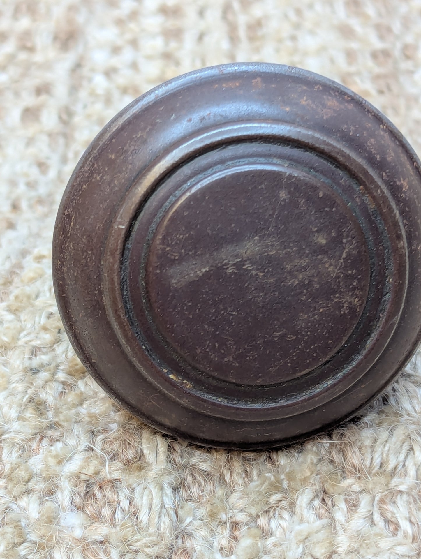 2 1/4" Antique Steel Door Knob Set Door Hardware