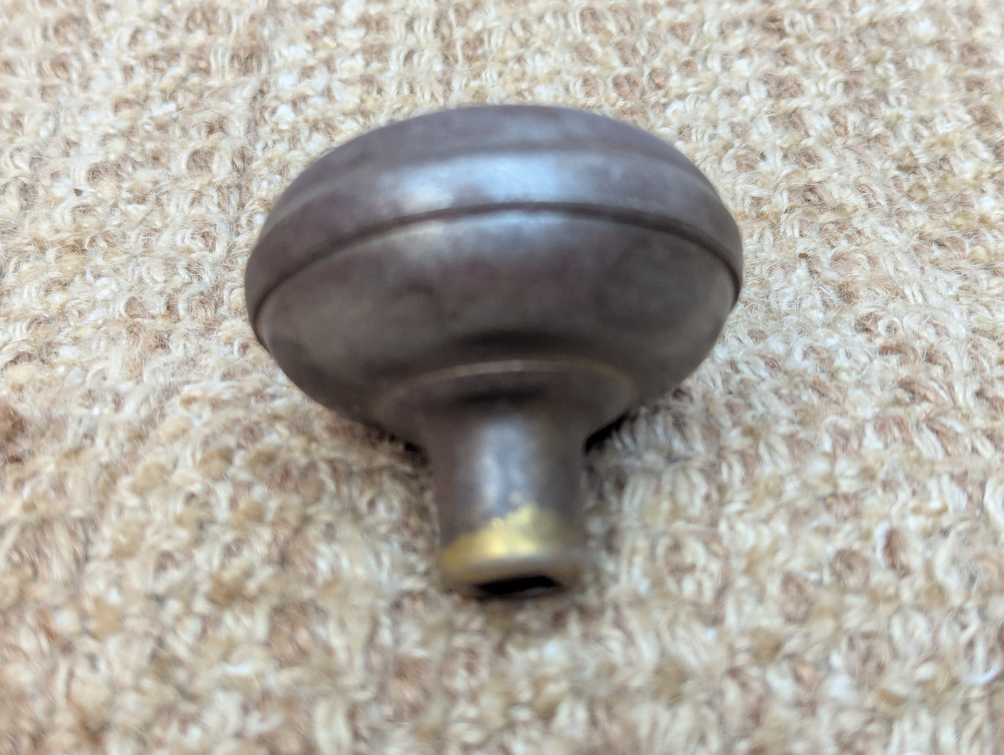 2 1/4" Antique Steel Door Knob Set Door Hardware