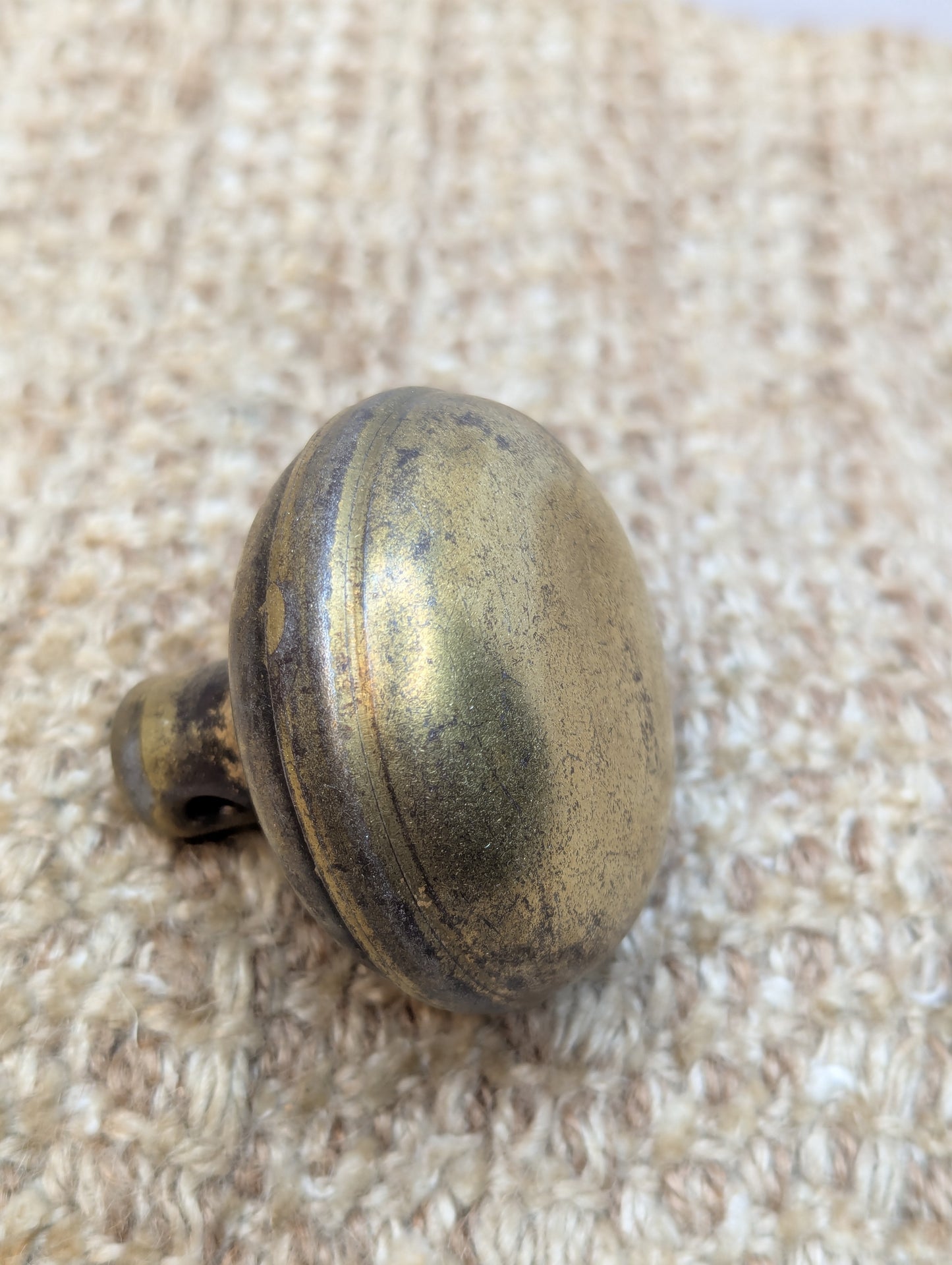 2 1/4" Antique Steel Door Knob Set Door Hardware