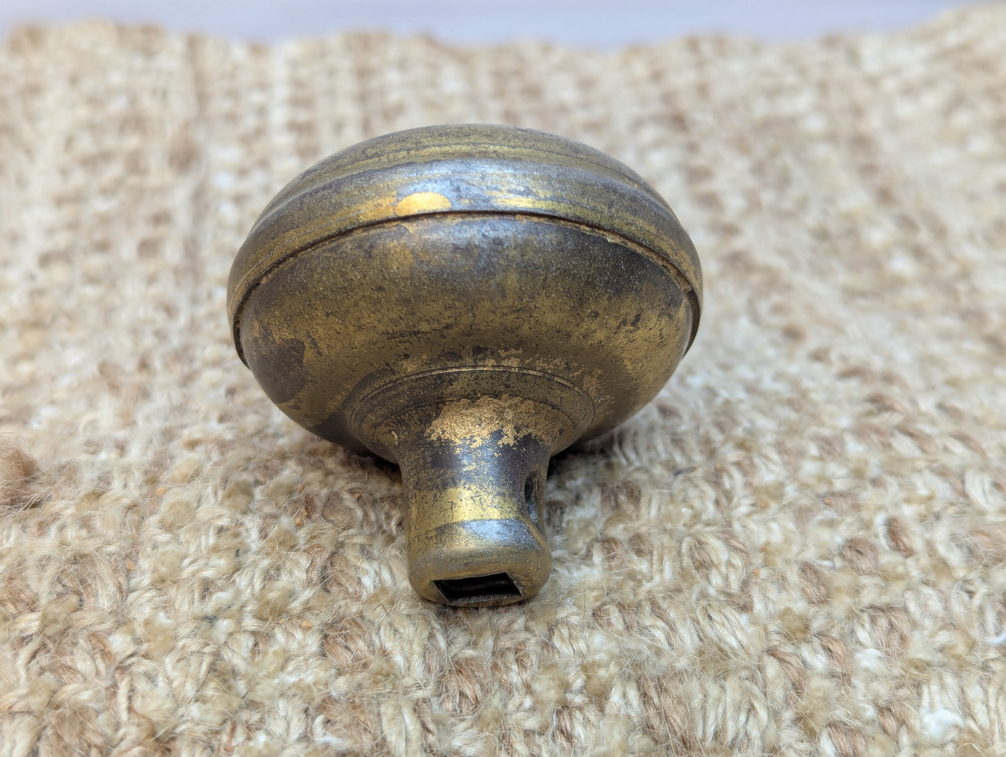 2 1/4" Antique Steel Door Knob Set Door Hardware