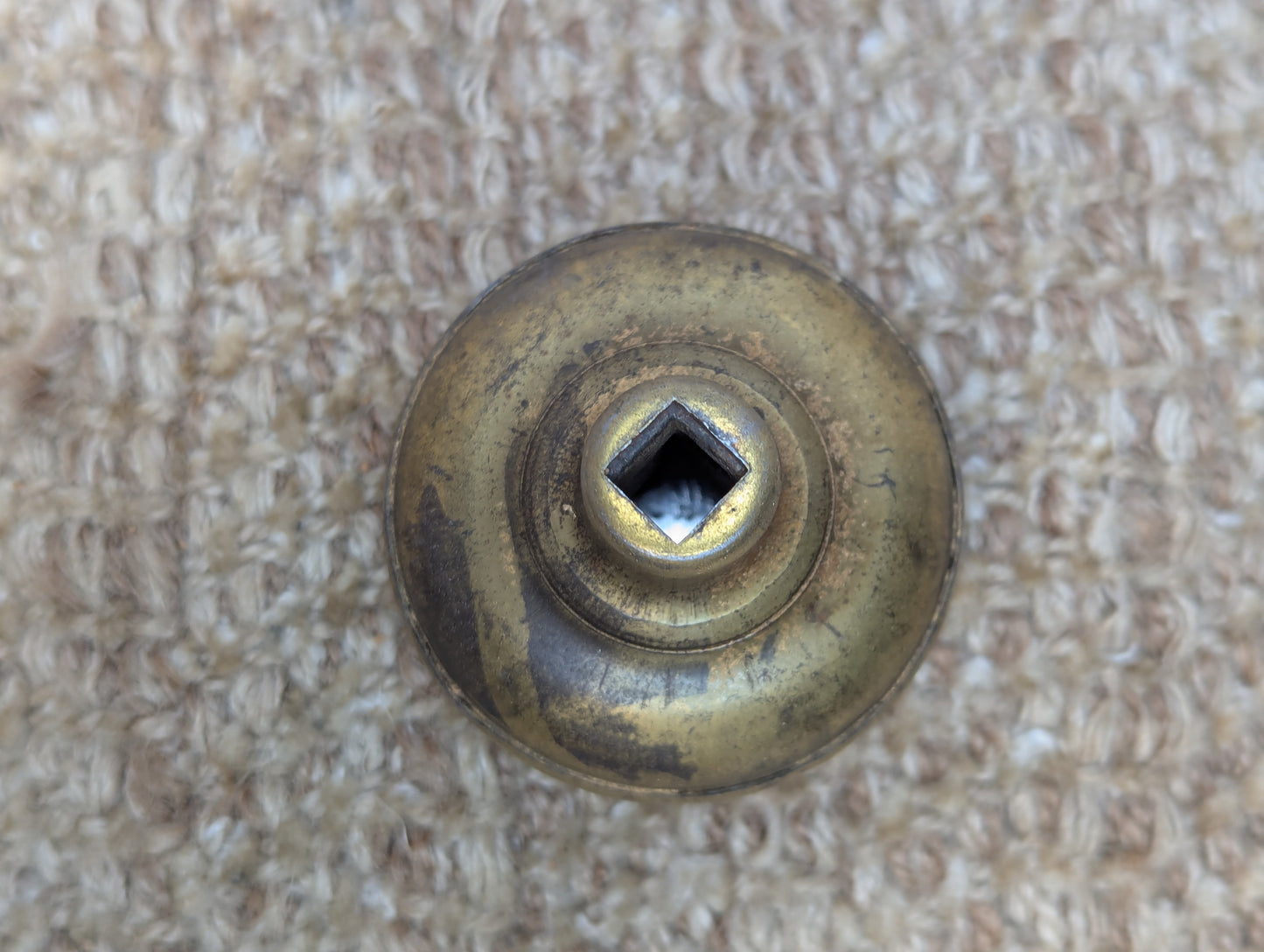 2 1/4" Antique Steel Door Knob Set Door Hardware
