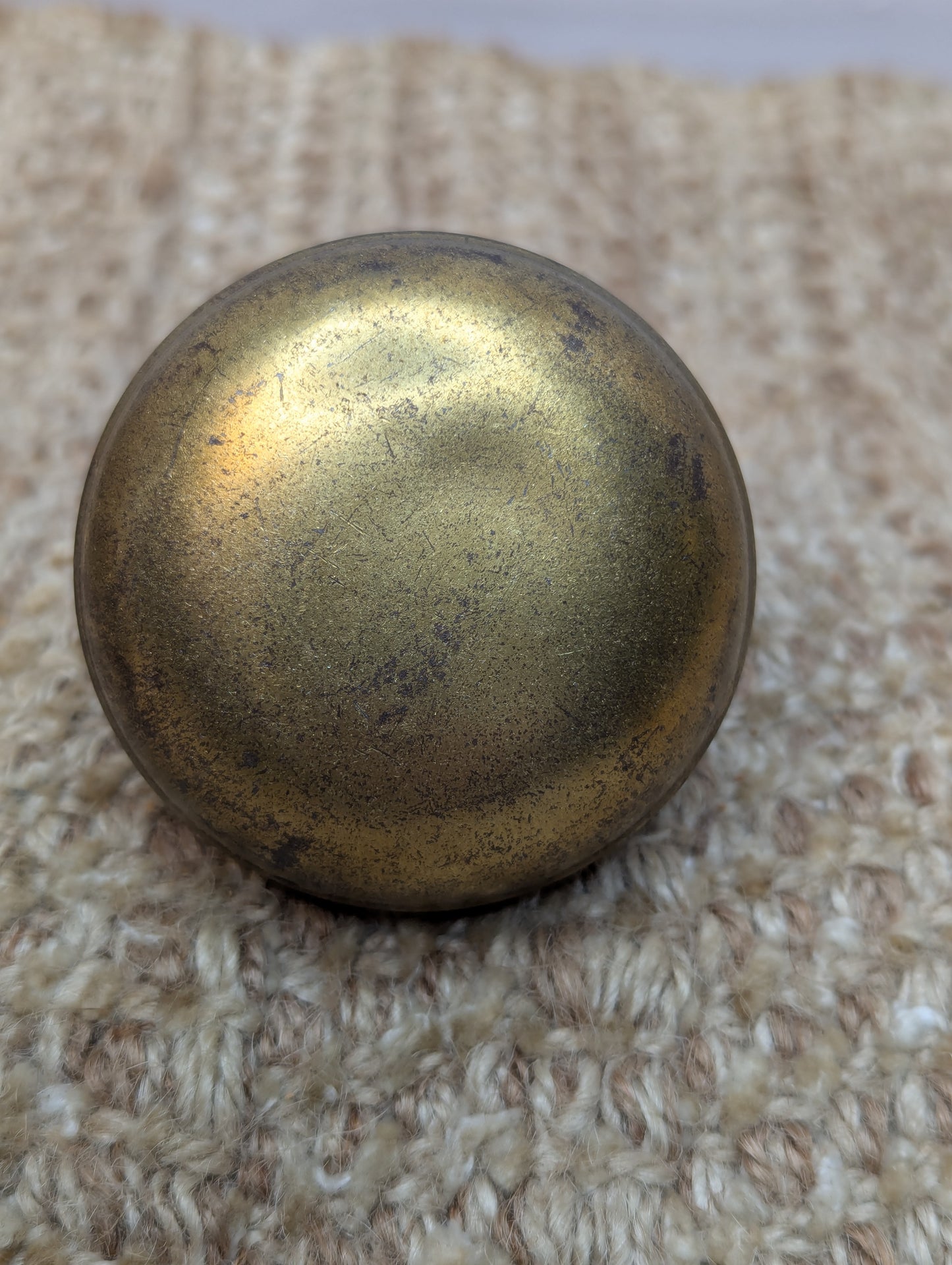 2 1/4" Antique Steel Door Knob Set Door Hardware