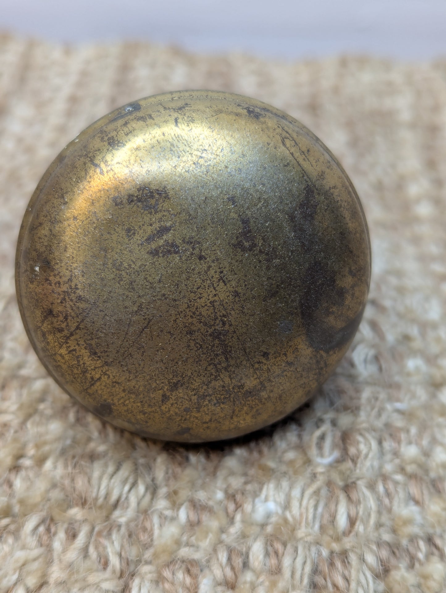 2 1/4" Antique Steel Door Knob Set Door Hardware