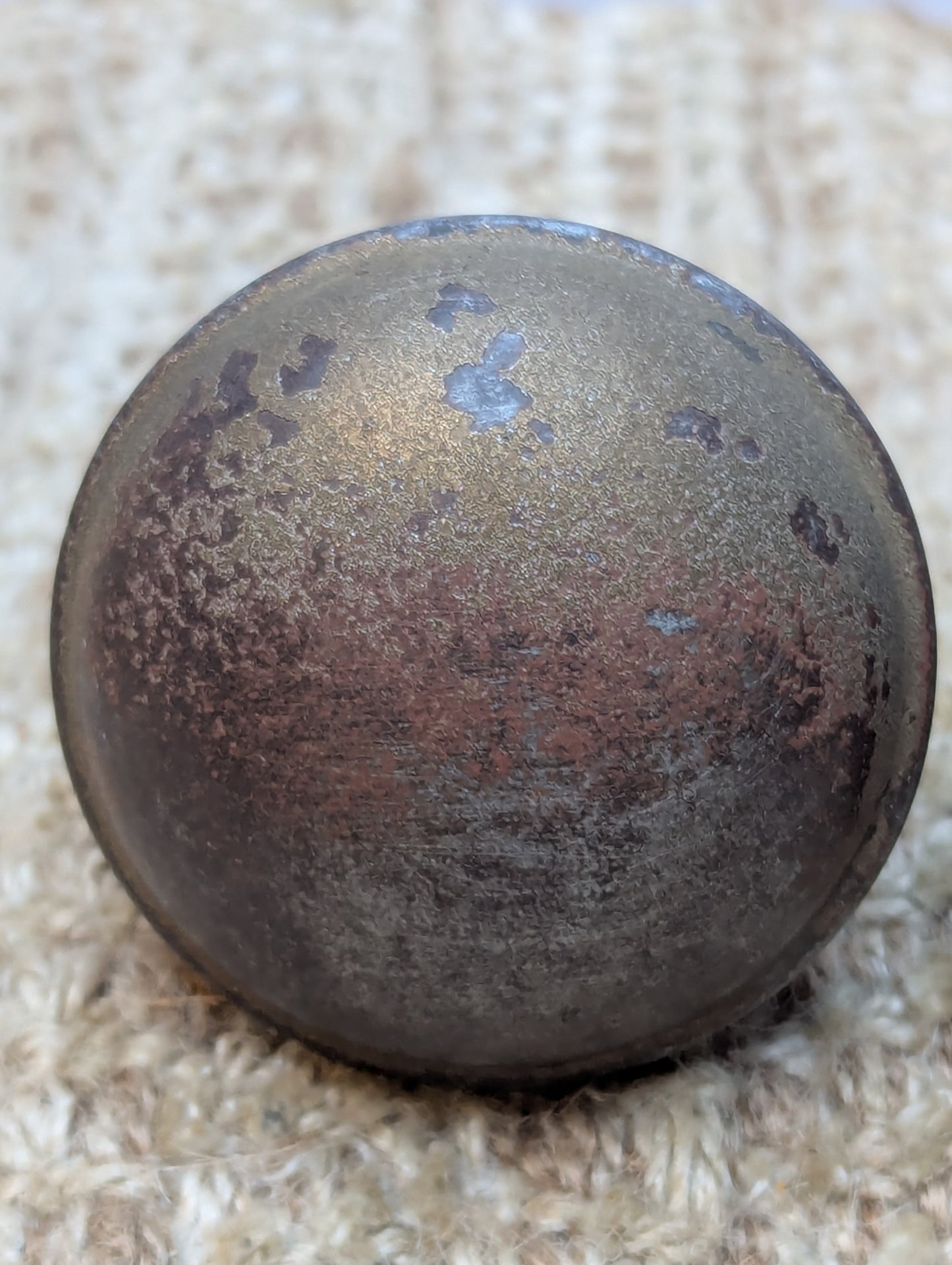 2 1/4" Antique Steel Door Knob Set Door Hardware