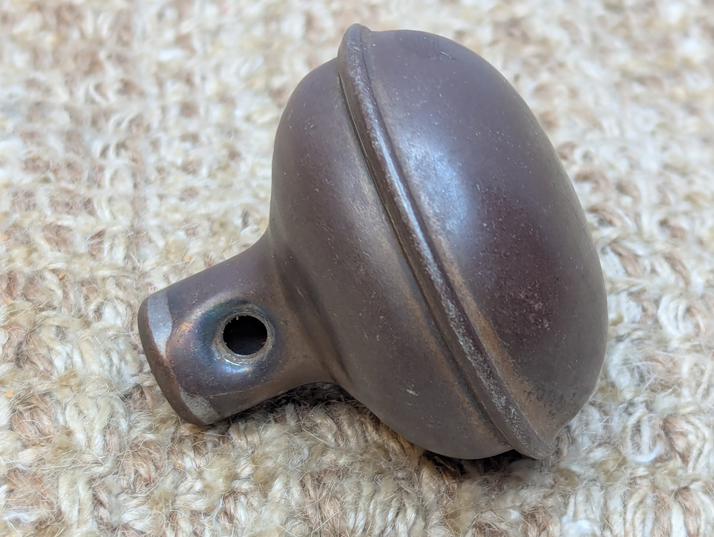 2 1/4" Antique Steel Door Knob Set Door Hardware