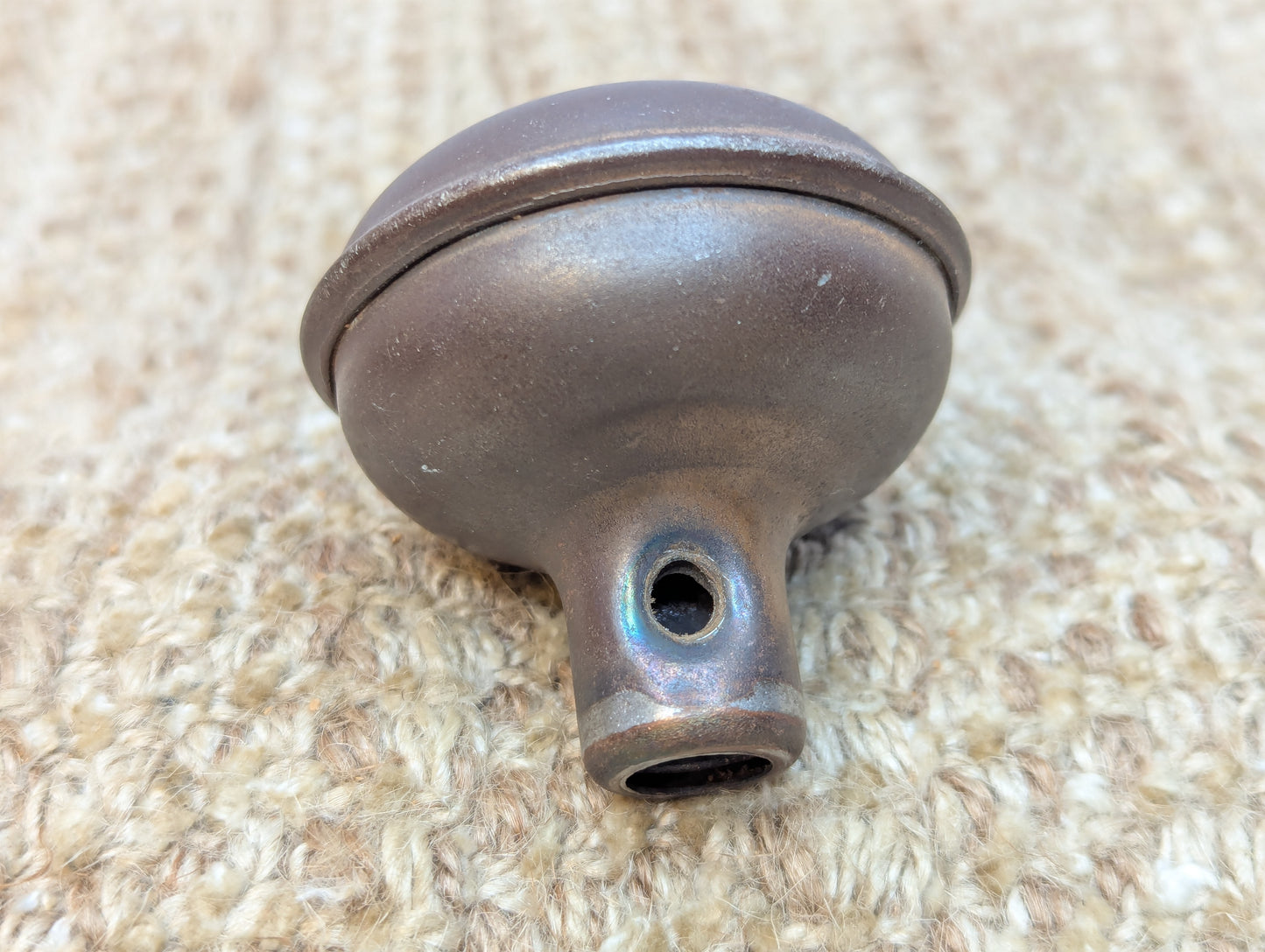 2 1/4" Antique Steel Door Knob Set Door Hardware