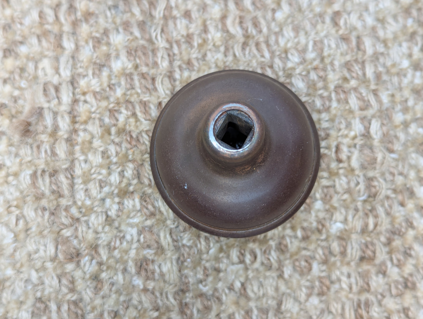 2 1/4" Antique Steel Door Knob Set Door Hardware