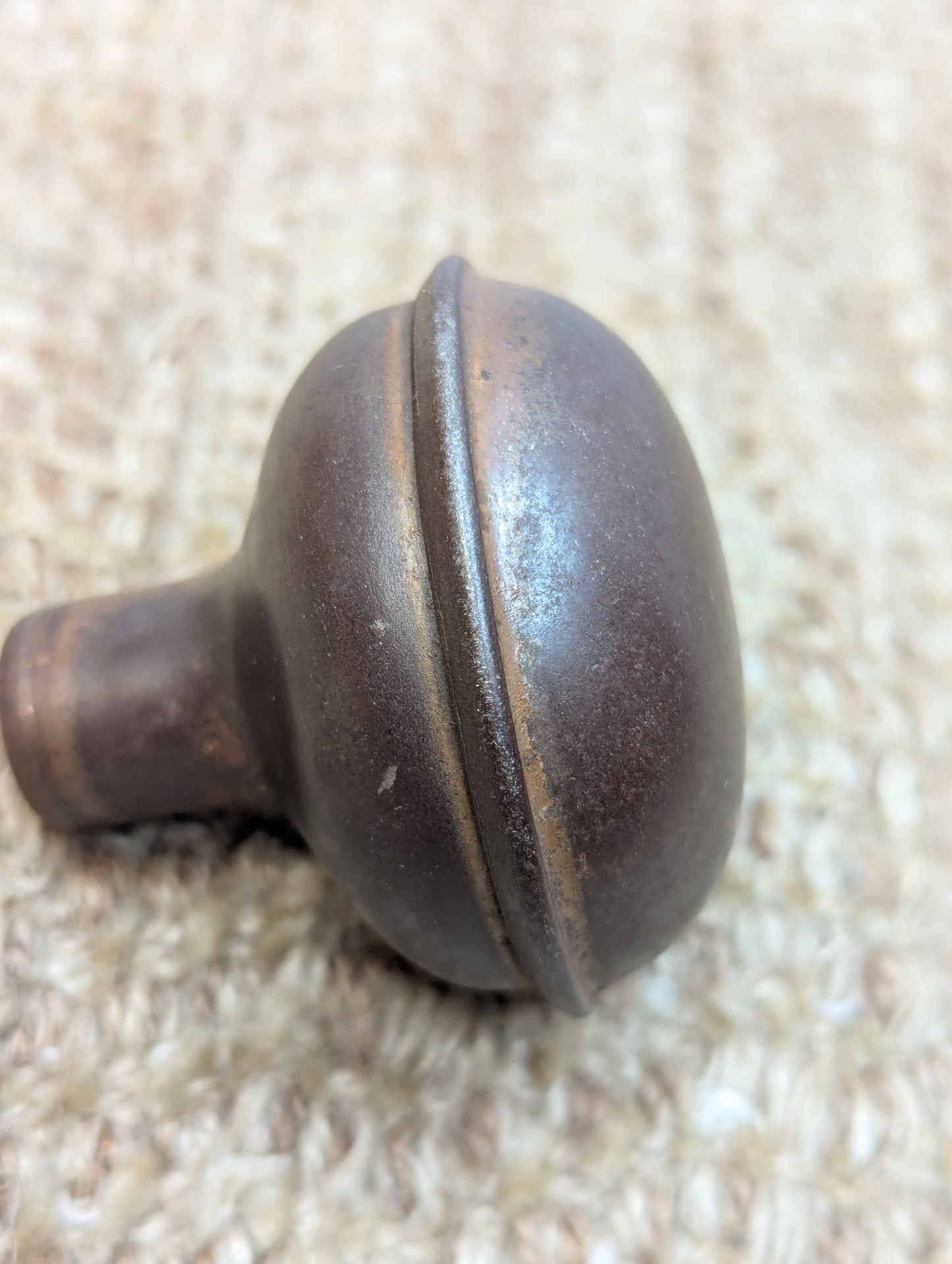 2 1/4" Antique Steel Door Knob Set Door Hardware