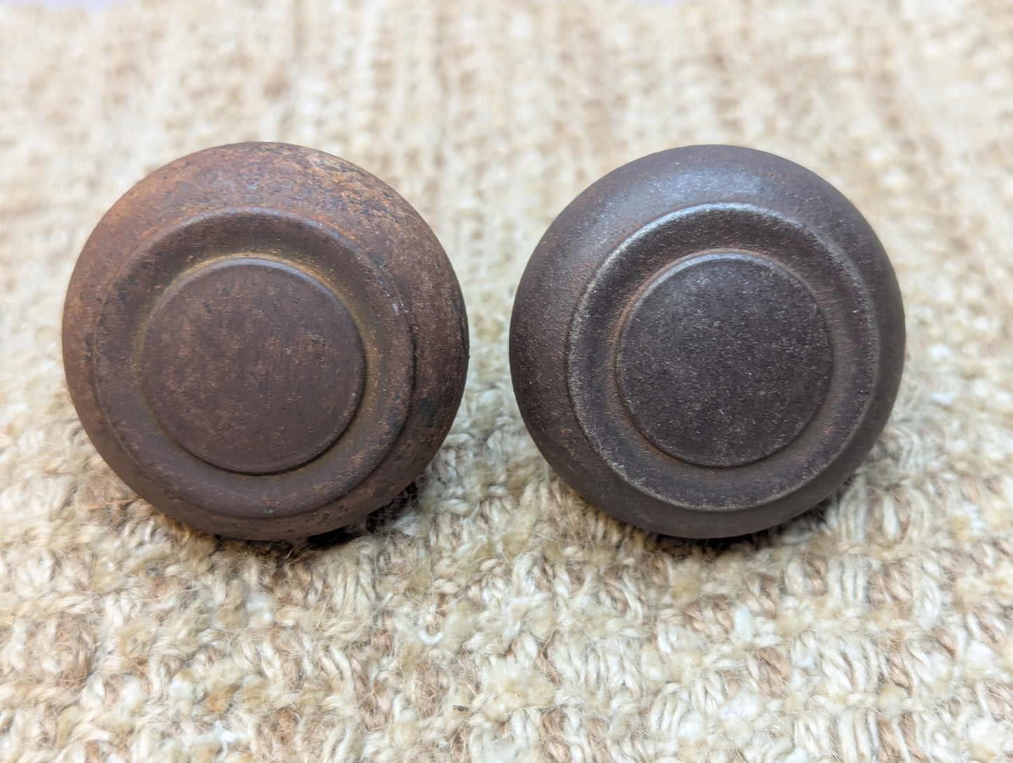 2" Antique Steel Door Knob Set Door Hardware