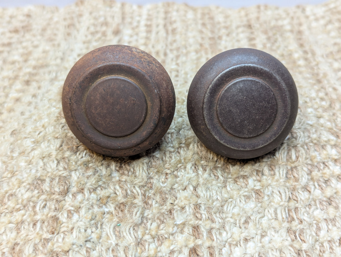 2" Antique Steel Door Knob Set Door Hardware