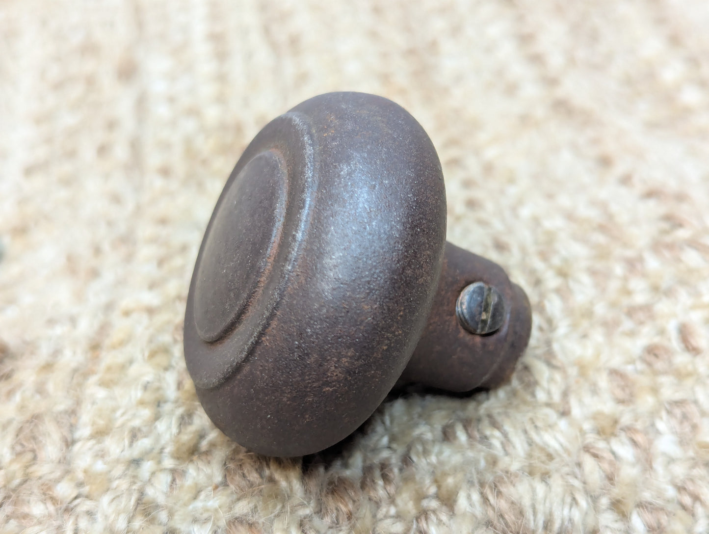 2" Antique Steel Door Knob Set Door Hardware