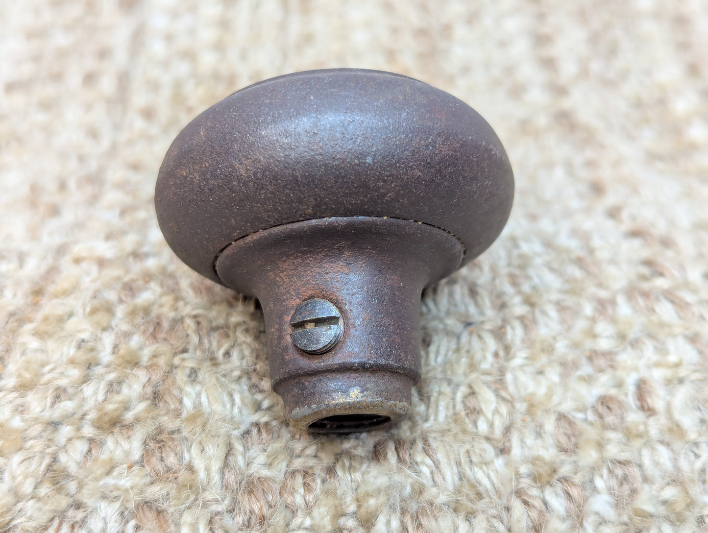 2" Antique Steel Door Knob Set Door Hardware