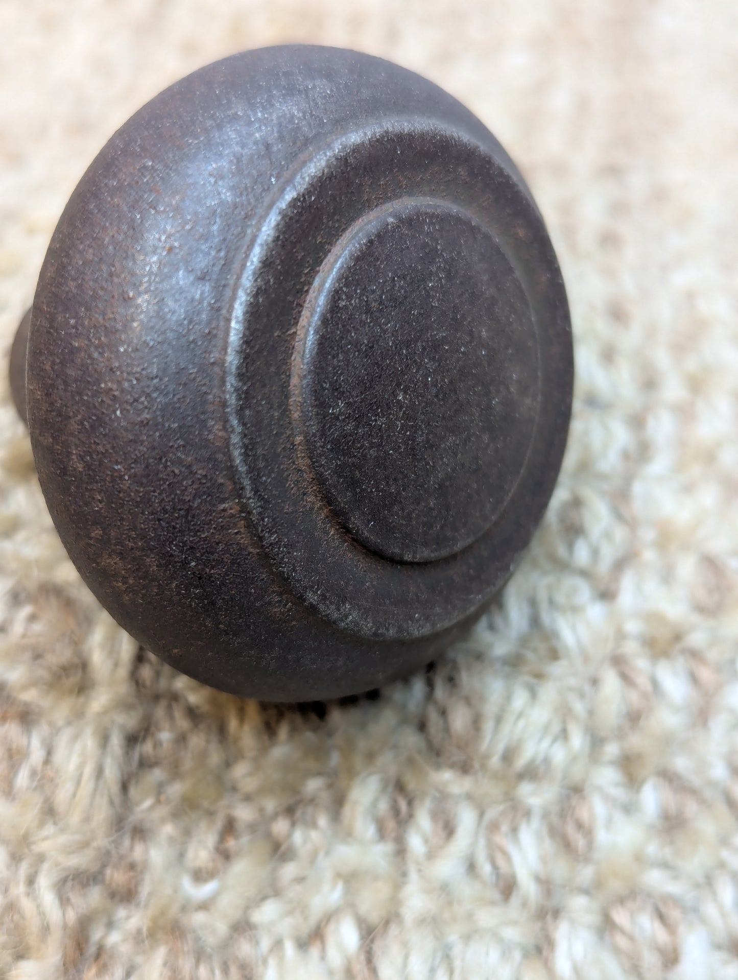 2" Antique Steel Door Knob Set Door Hardware