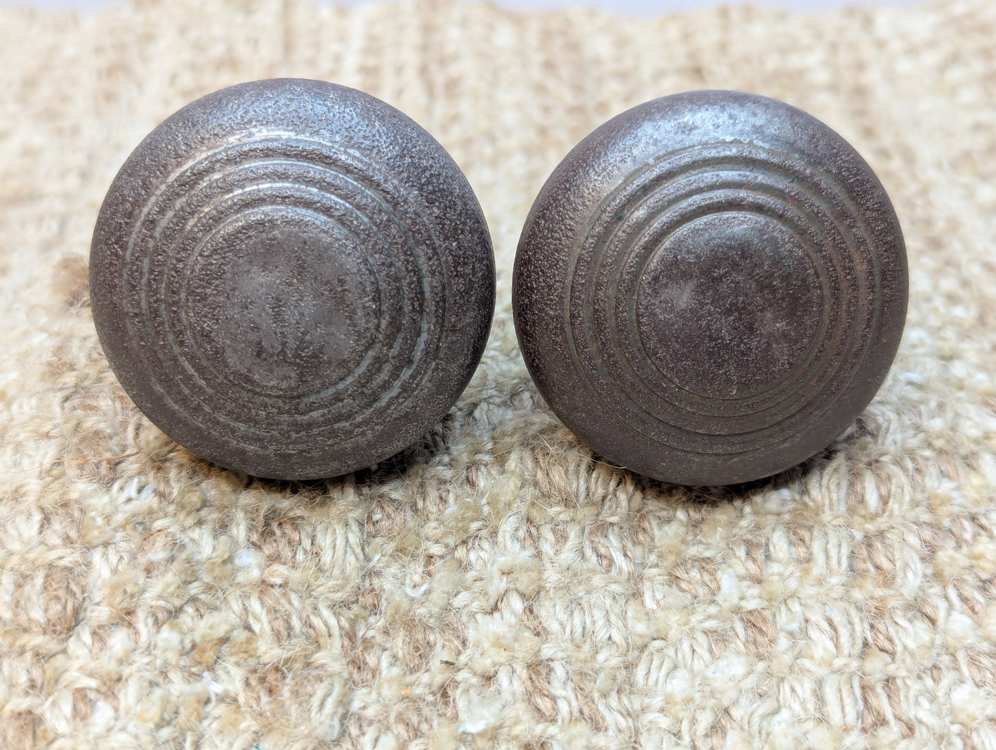 2" Antique Steel Door Knob Set Door Hardware