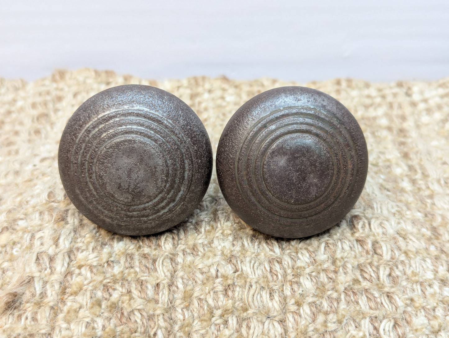 2" Antique Steel Door Knob Set Door Hardware