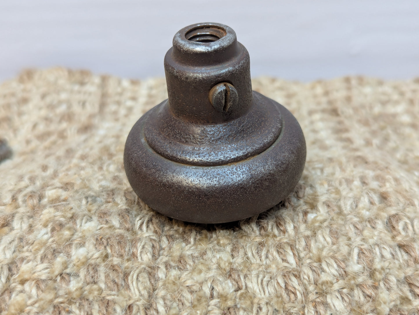2" Antique Steel Door Knob Set Door Hardware