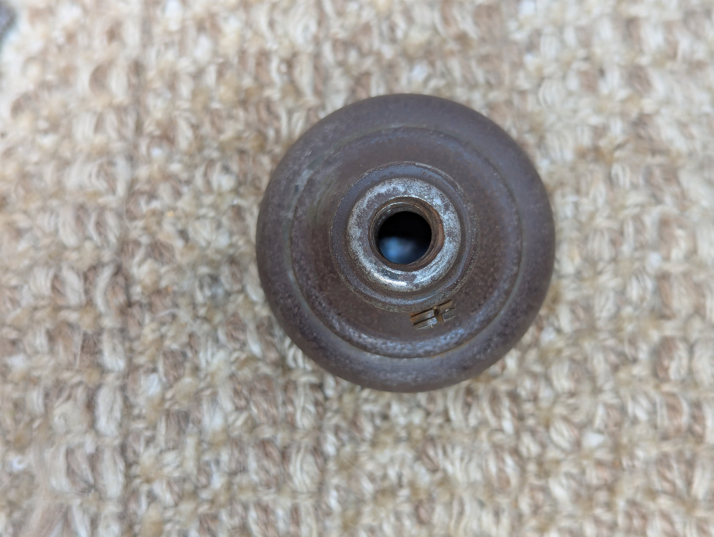 2" Antique Steel Door Knob Set Door Hardware