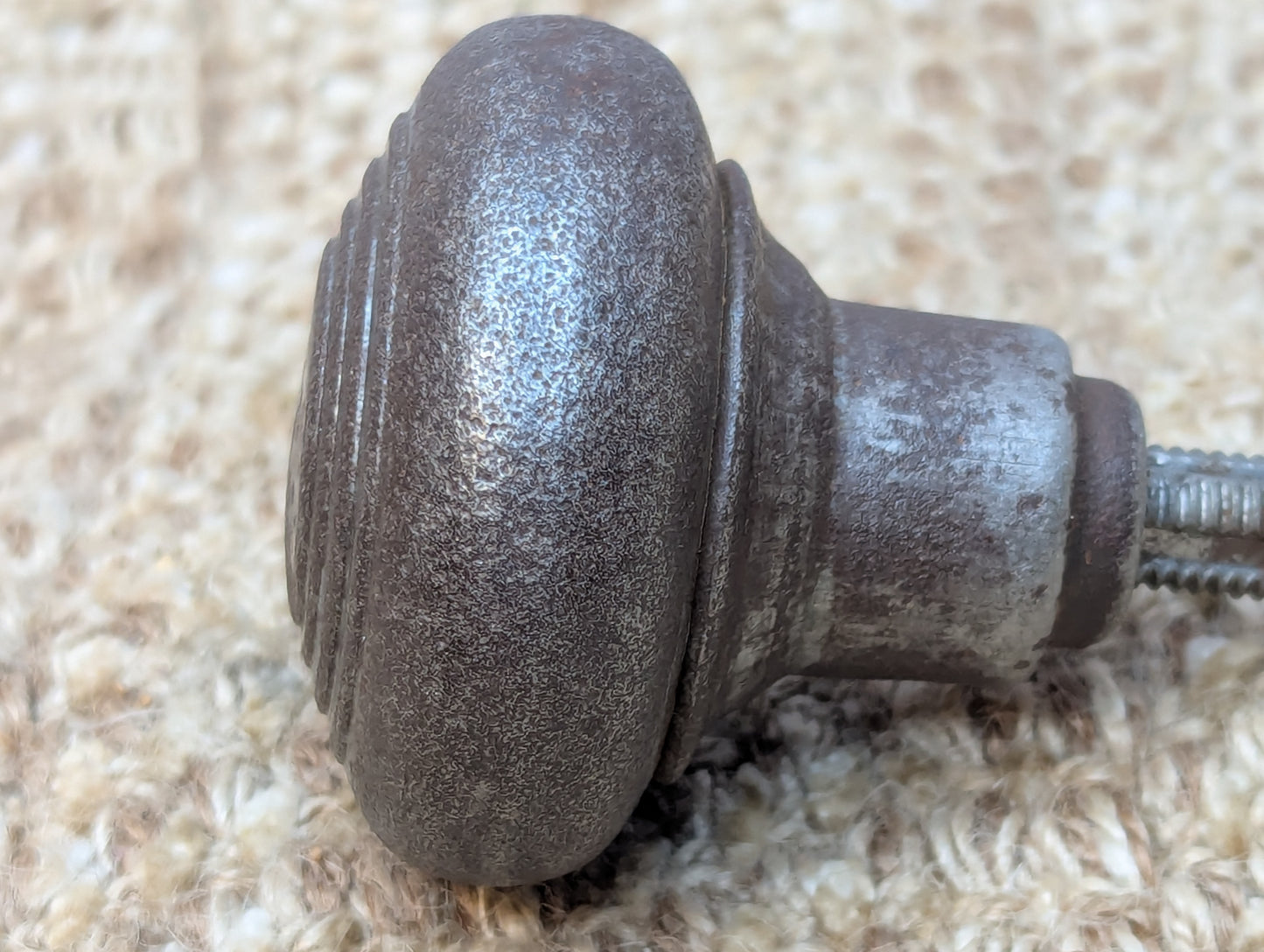 2" Antique Steel Door Knob Set Door Hardware