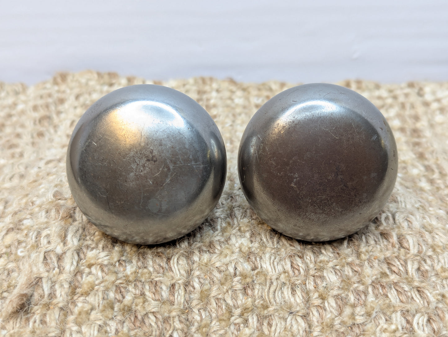 2" Antique Steel Door Knob Set Door Hardware
