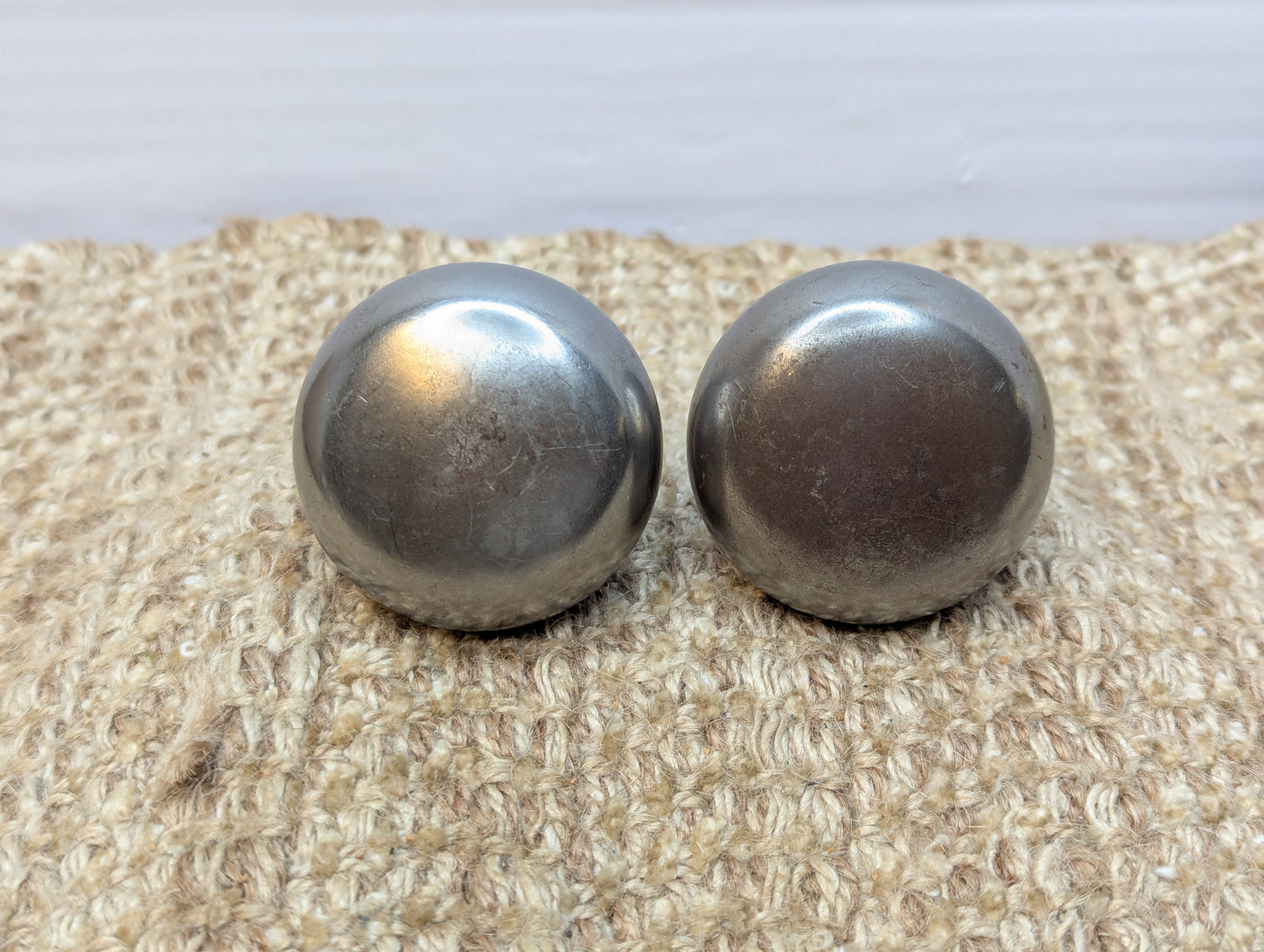 2" Antique Steel Door Knob Set Door Hardware